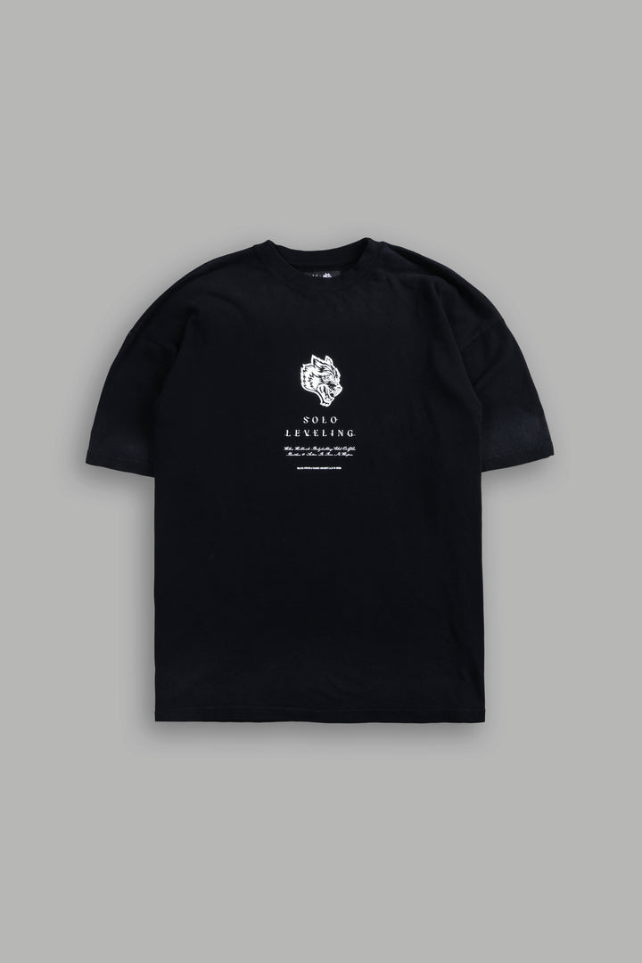 Celestial Knight Premium Oversized Tee in Black
