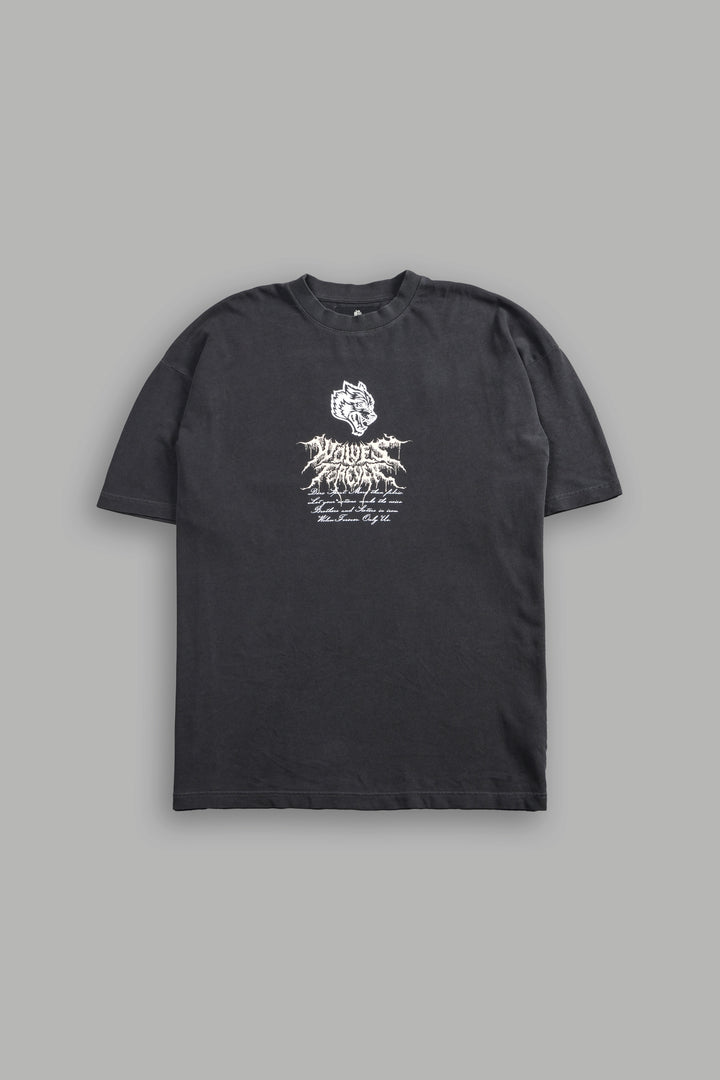 Jack Hammer "Premium" Oversized Tee in Wolf Gray