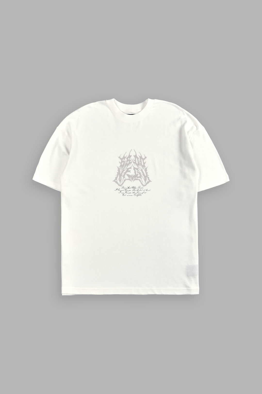 Messengers "Premium" Oversized Tee in Cream