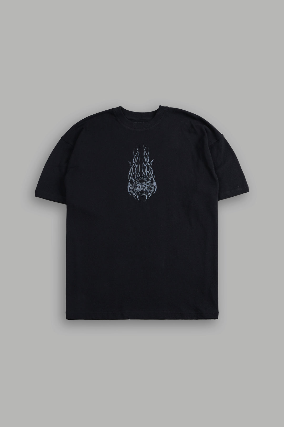 Finite Flame "Premium" Oversized Tee in Black