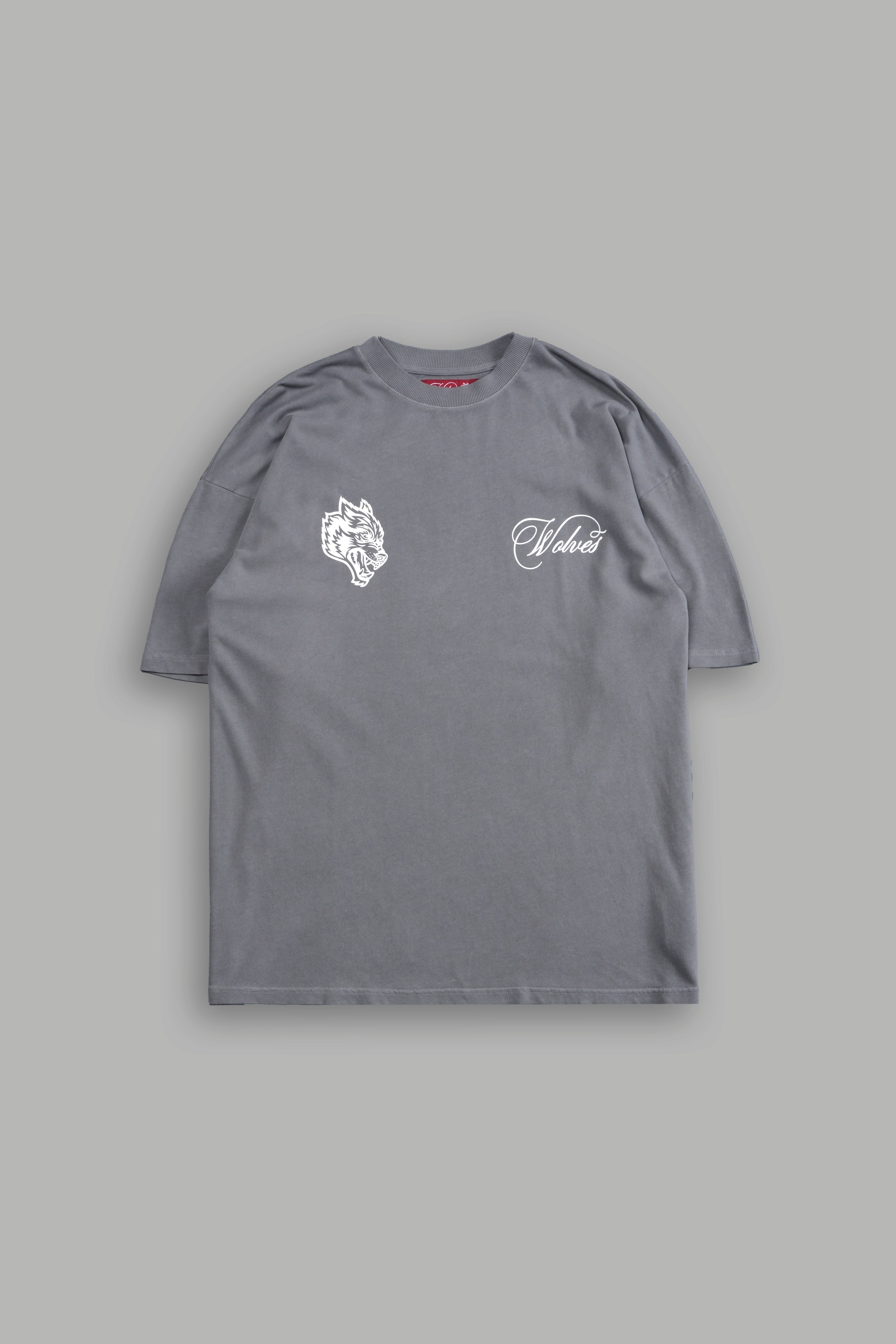 (1 OF 500) Have No Fear "Premium" Oversized Tee in Dove Gray