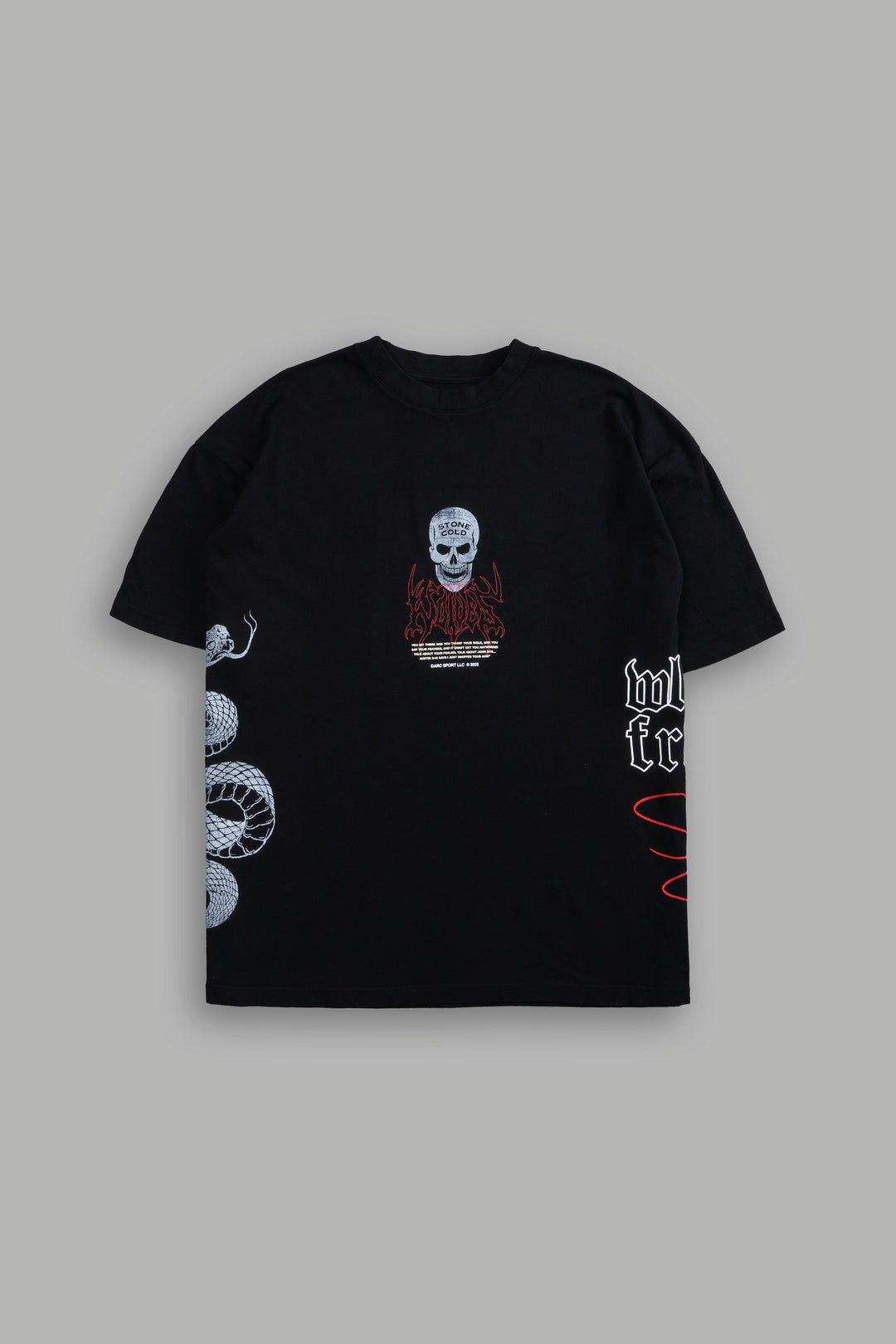 Austin 3:16 "Premium" Oversized Tee in Black