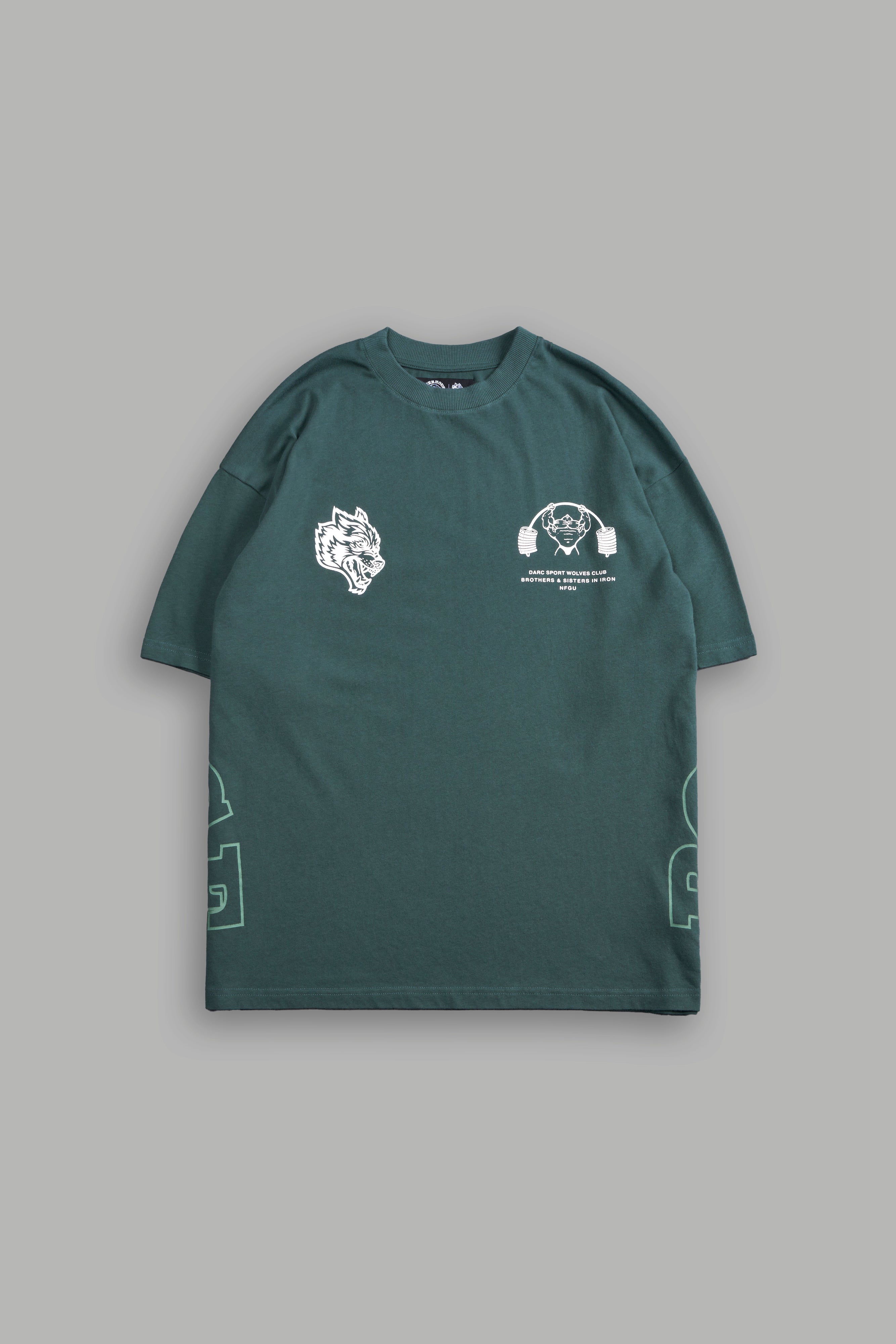 Powerhouse Forever "Premium" Oversized Tee in Norse Green