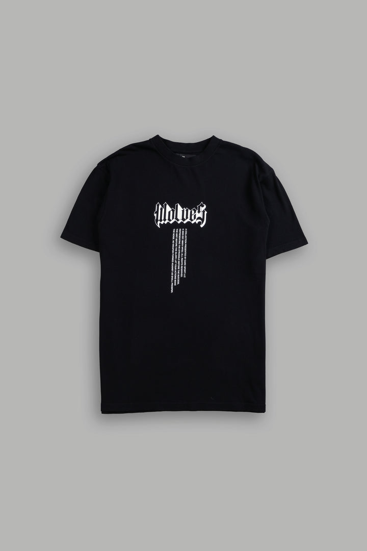 Our Badges "Premium Classic" Tee in Black