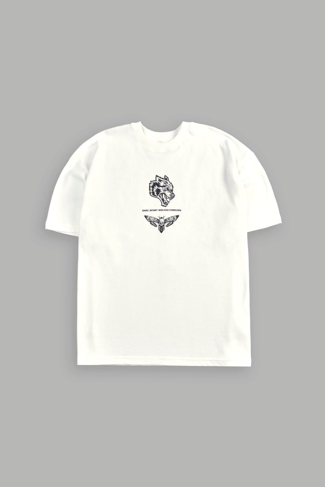 Hesh Flames Unisex "Premium" Oversized Tee in Cream