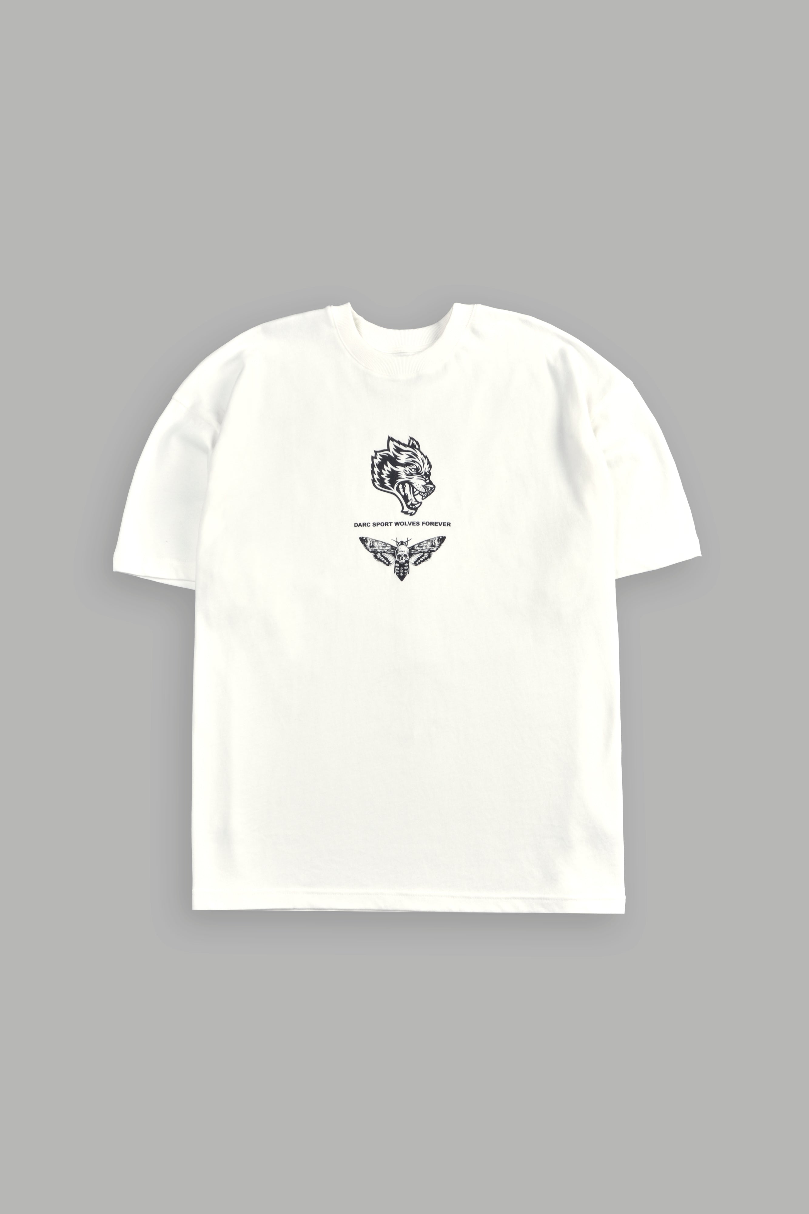 Hesh Flames Unisex "Premium" Oversized Tee in Cream