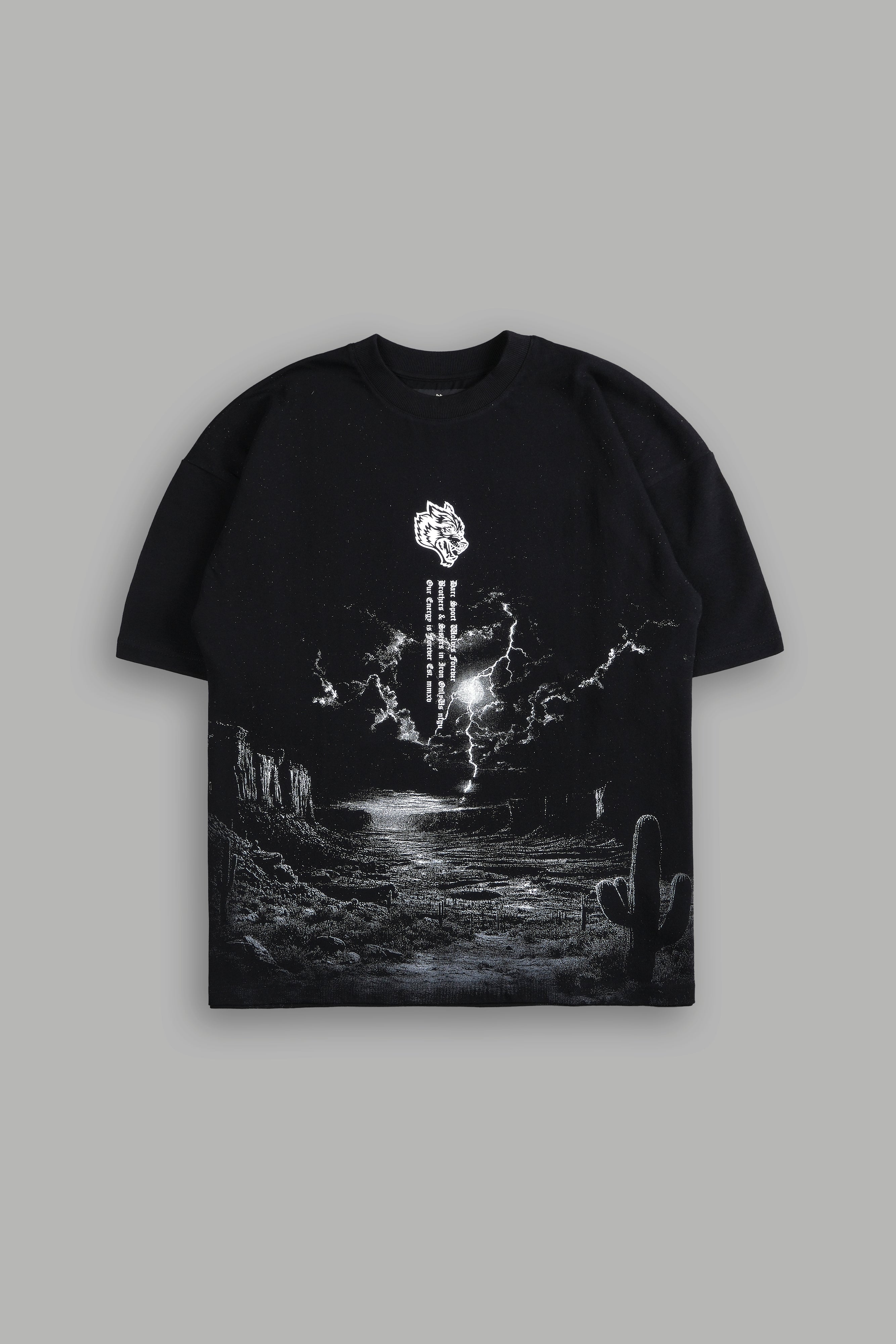 Our Journey "Premium" Oversized Tee in Black