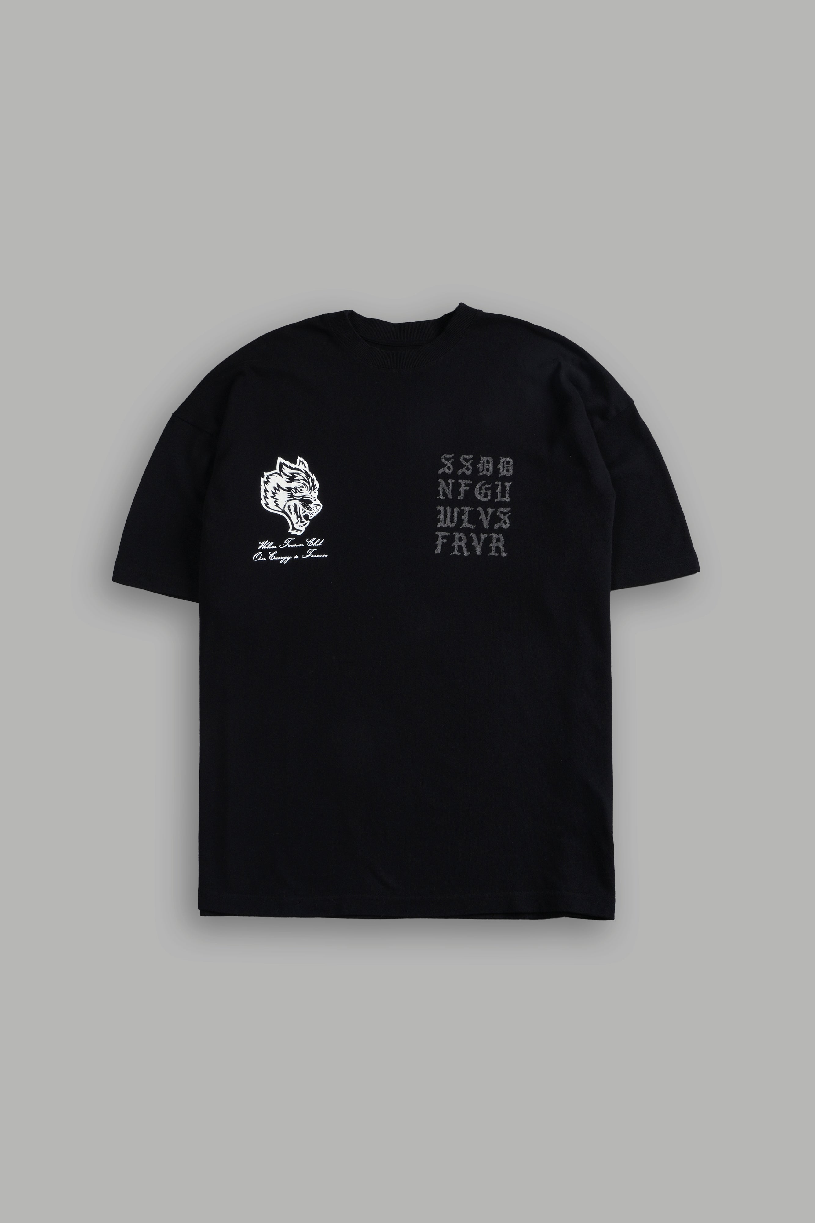 Stone Code "Premium" Oversized Tee in Black