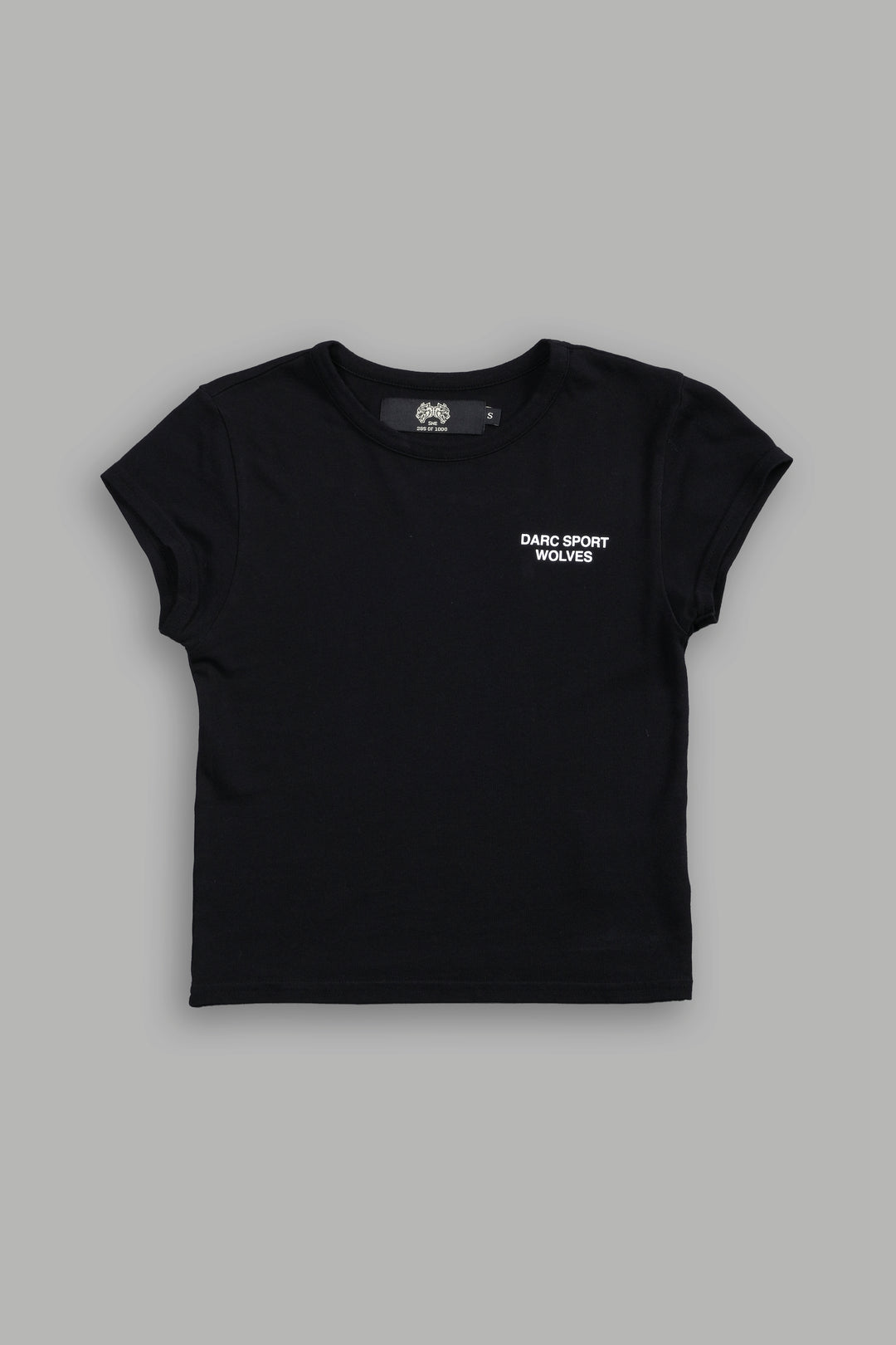 Darc Sport Wolves "Baby" Tee in Black/Black