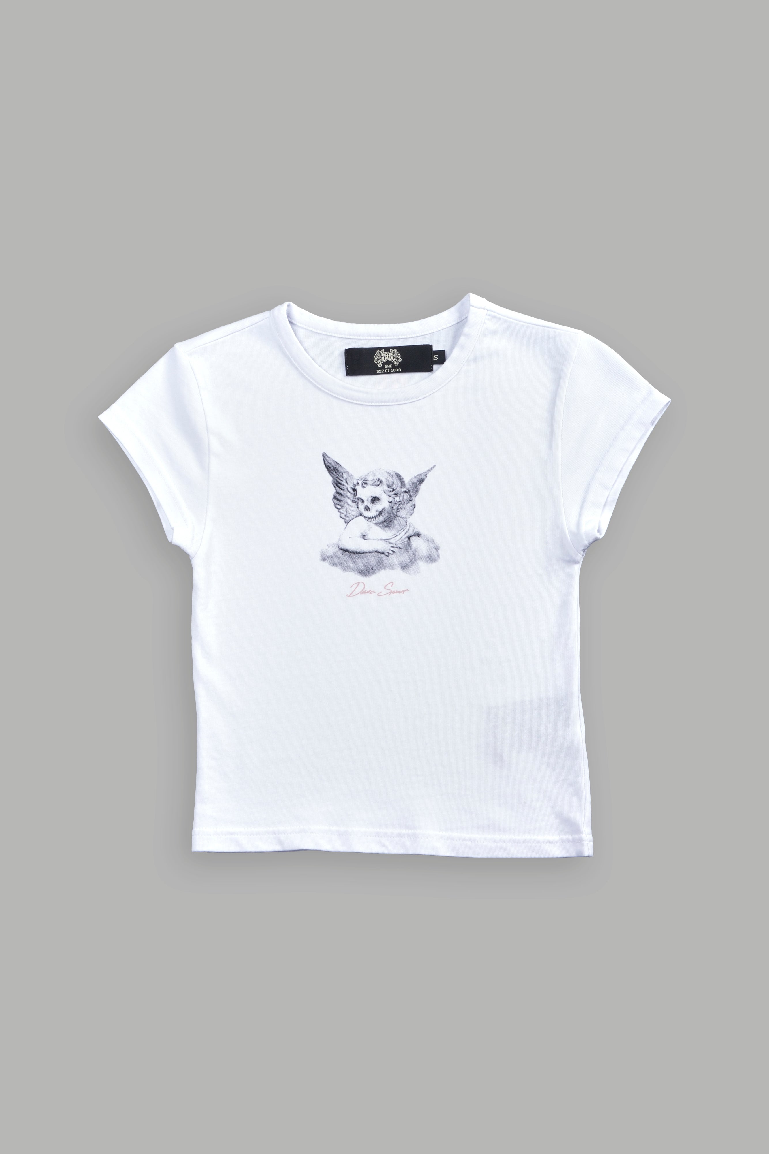 Watch Over Me "Baby" Tee in White