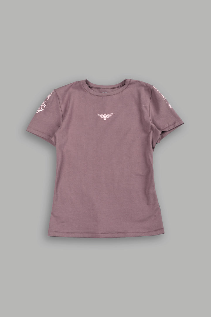 Wolves Forever Eden Ss Tee In Rose Taupe