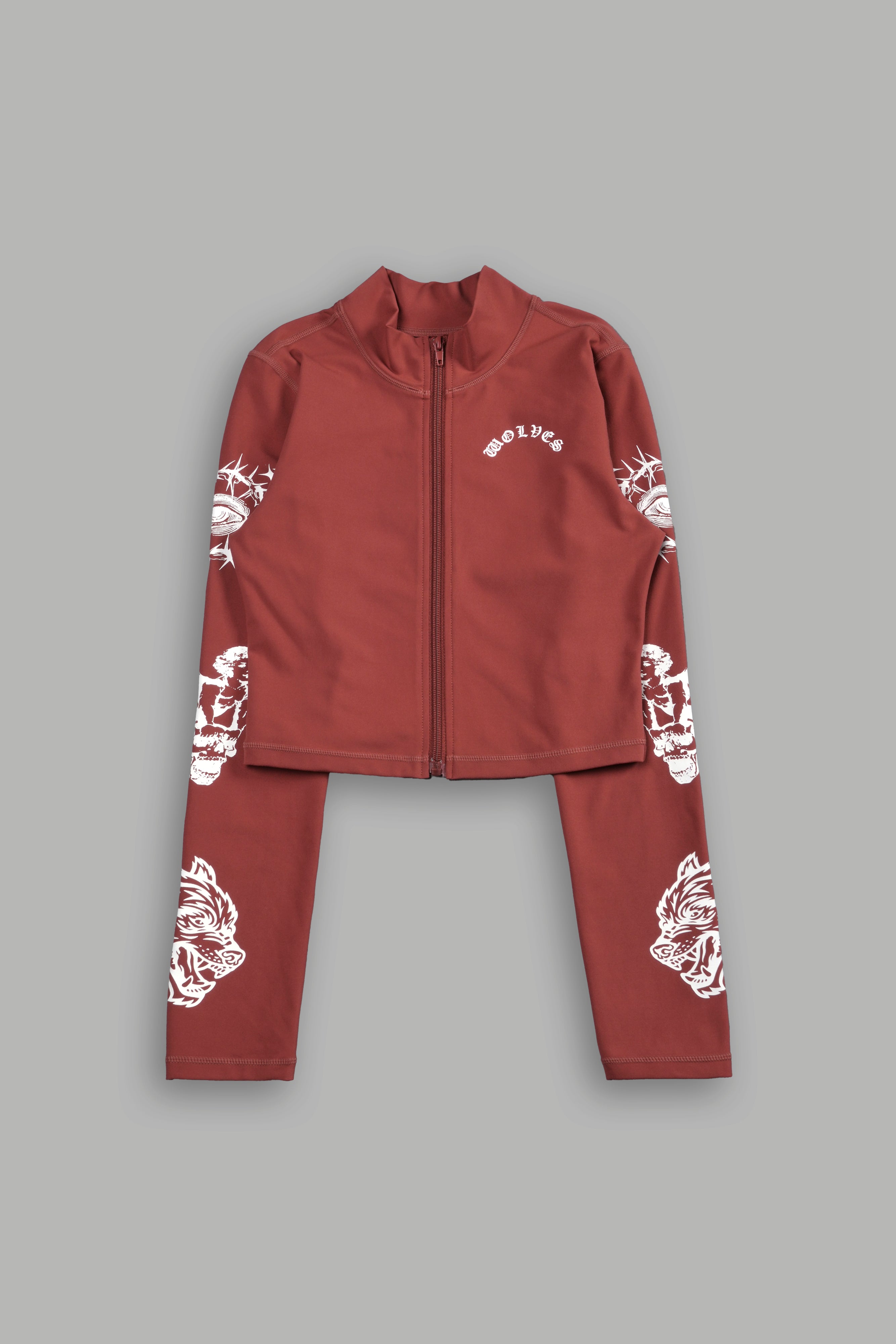 Guardian Cherub Tana "Energy" Zip Mockneck in Canyon Rust