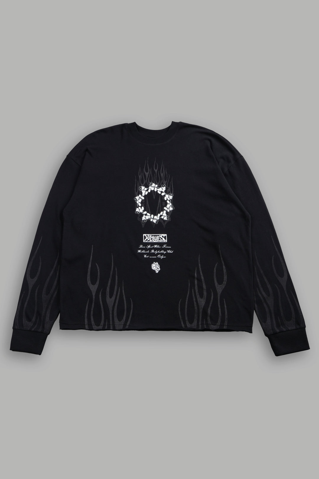 Mickey Forever Premium Box Cut Ls Tee in Black