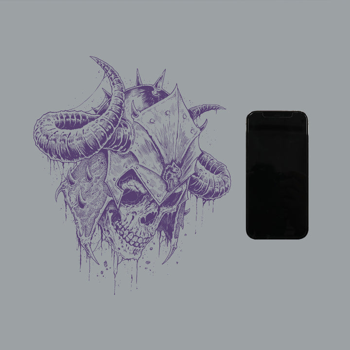 House Of Wolves Decal Sticker In Norse Purple