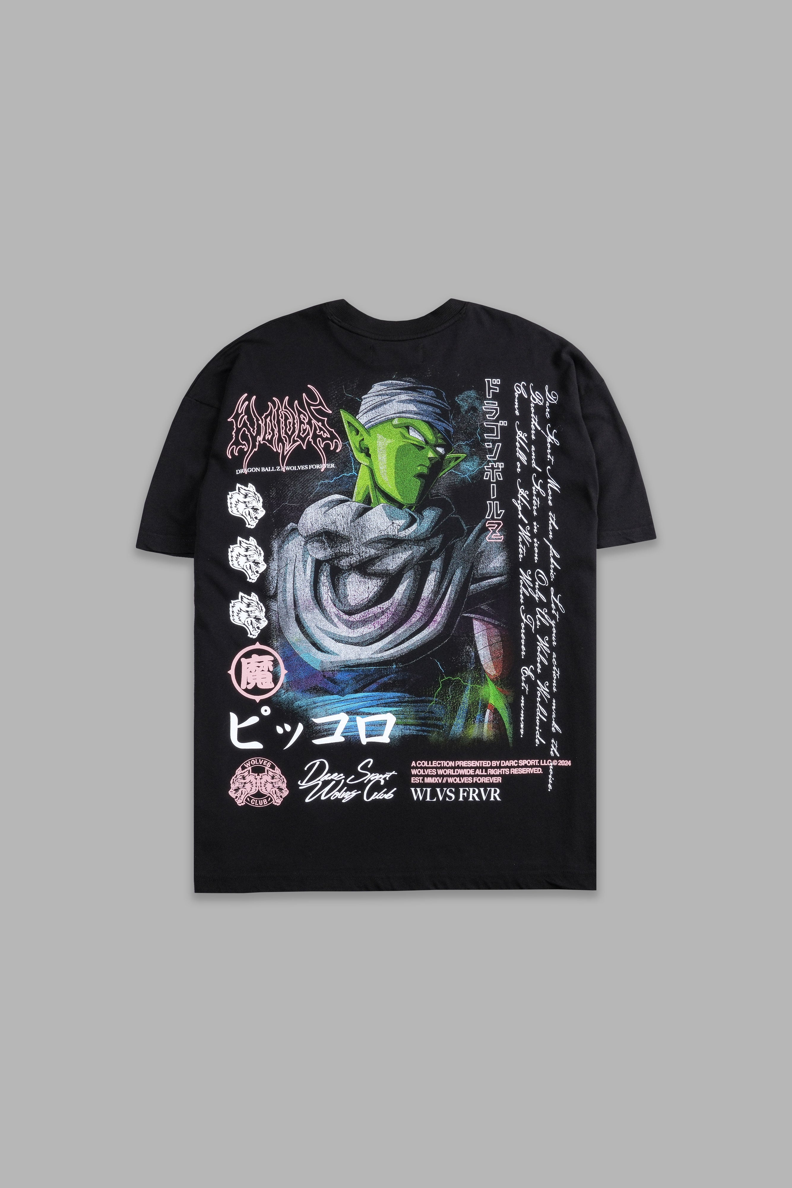 Piccolo "Premium" Oversized Unisex Tee in Black