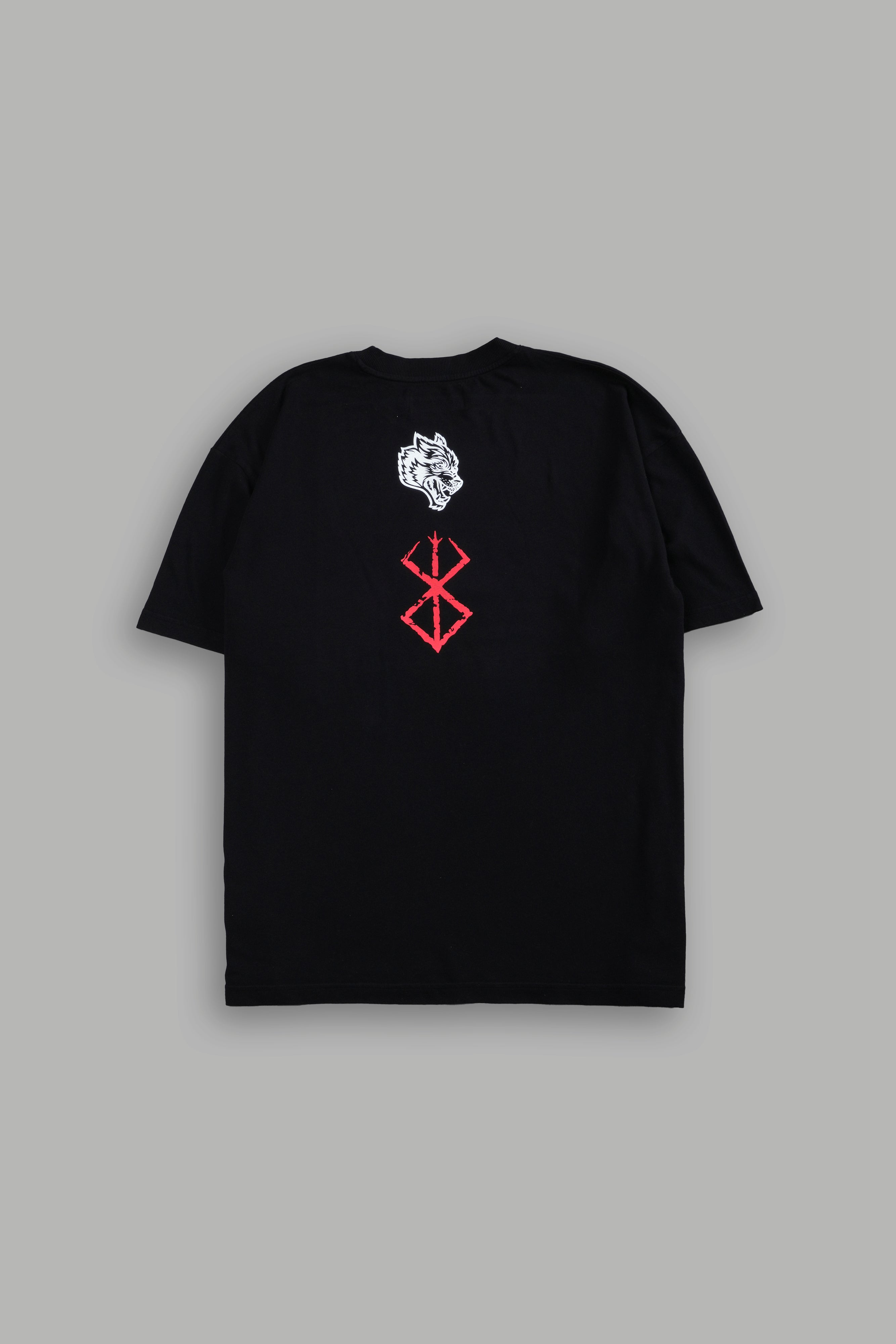 No Guts No Glory "Premium" Oversized Tee in Black