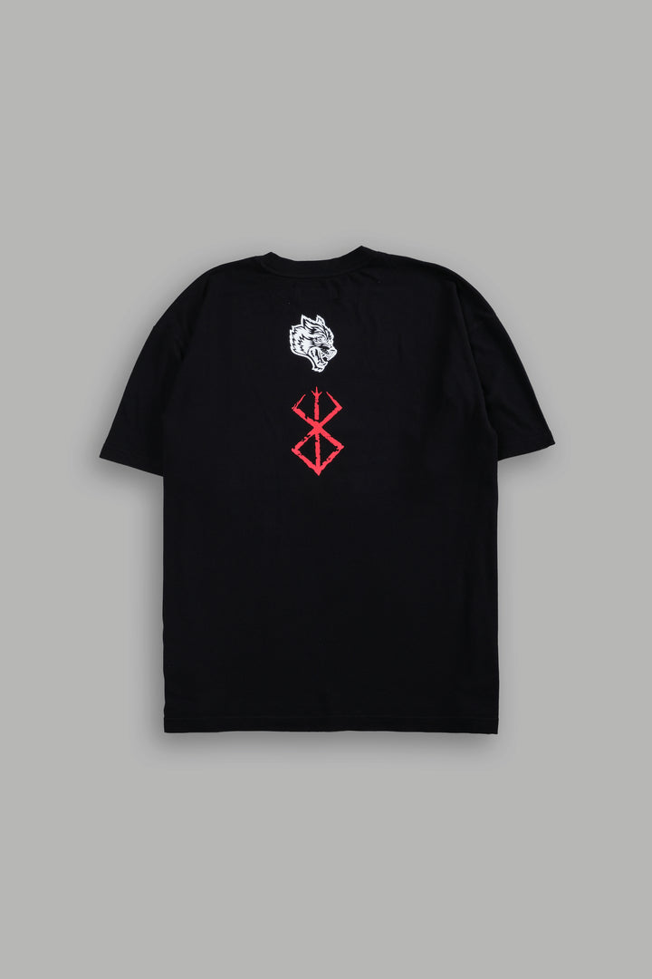 No Guts No Glory "Premium" Oversized Tee in Black
