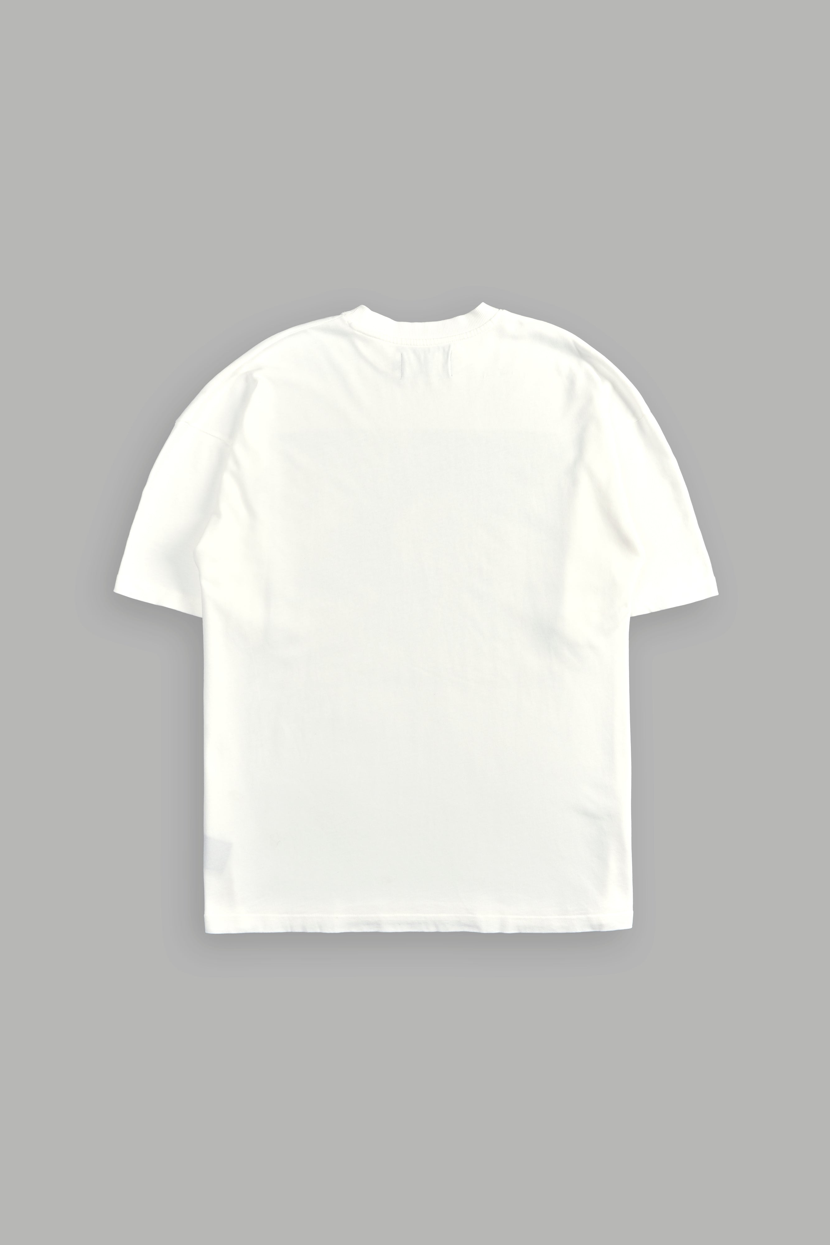 Loyalty "Premium" Oversized Unisex Tee in Cream/Maroon