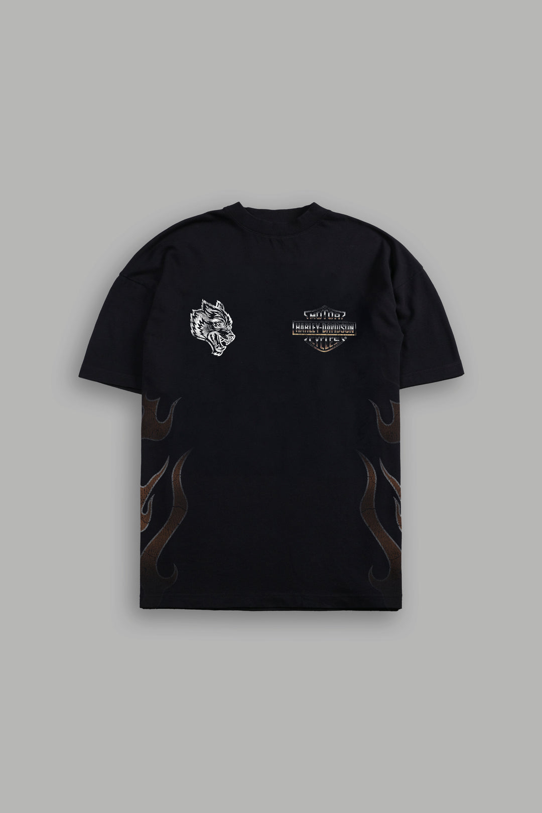 We Fly Together Premium Tee in Black Drift Wash