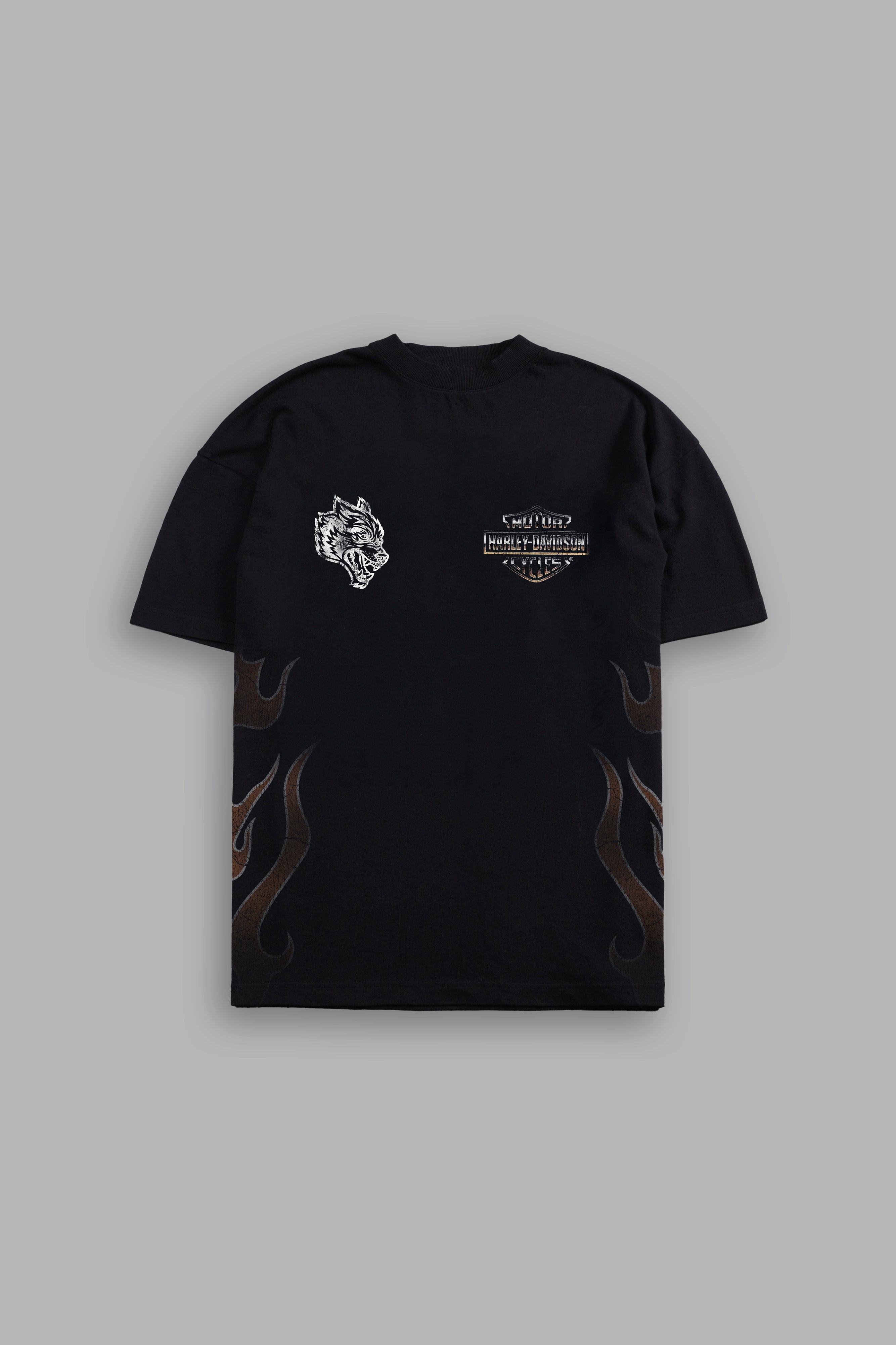 We Fly Together Premium Tee in Black Drift Wash