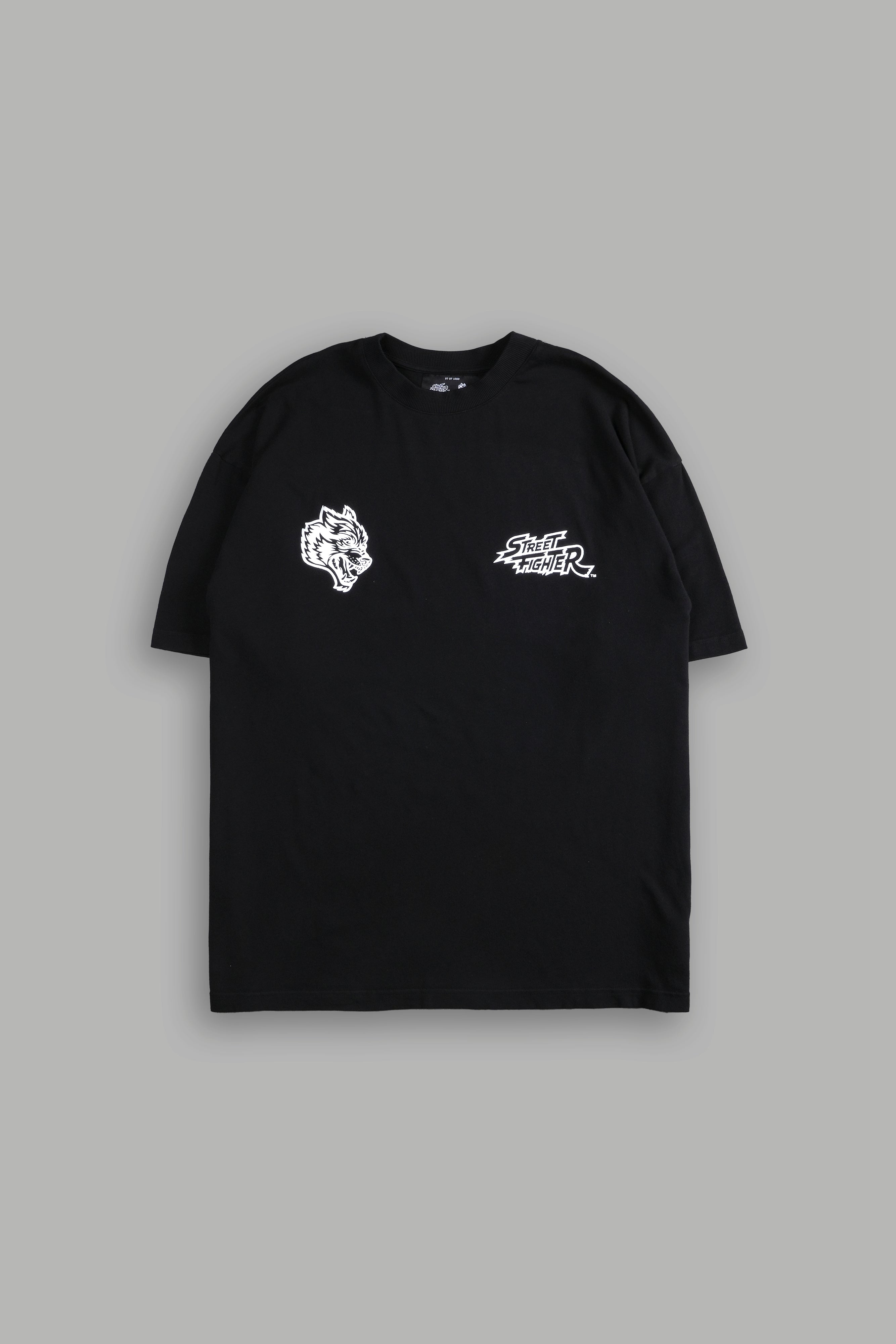 Final Boss "Premium" Unisex Oversized Tee in Black