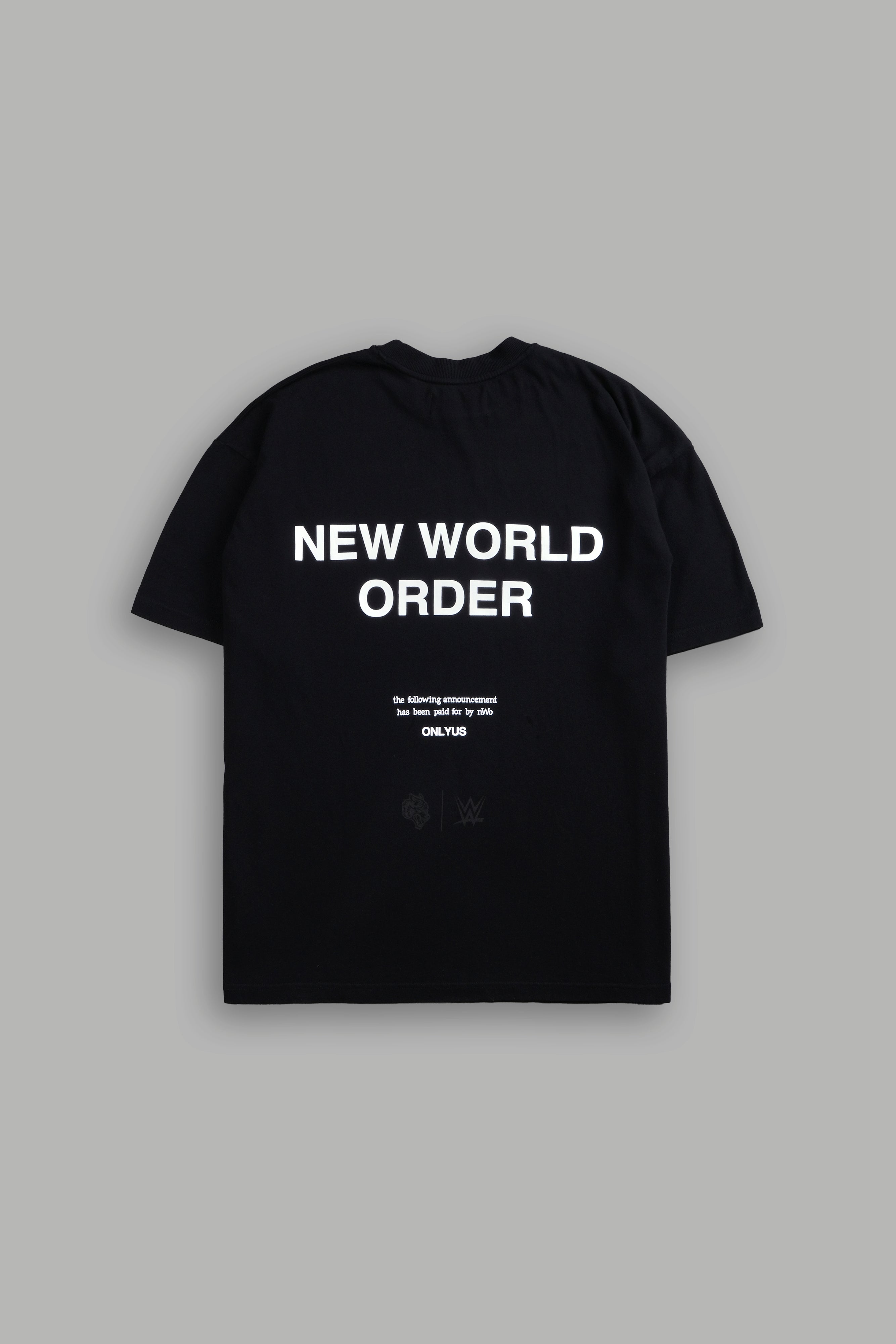 New World Order "Premium" Oversized Tee in Black