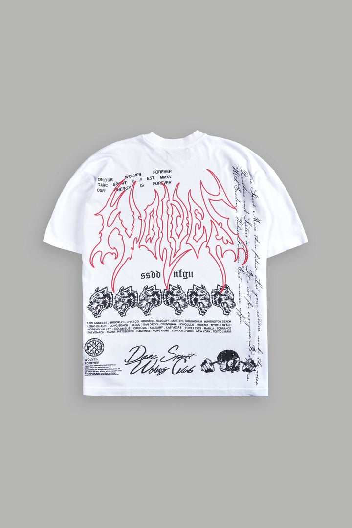 With Credence V3 "Premium" Oversized Tee in White
