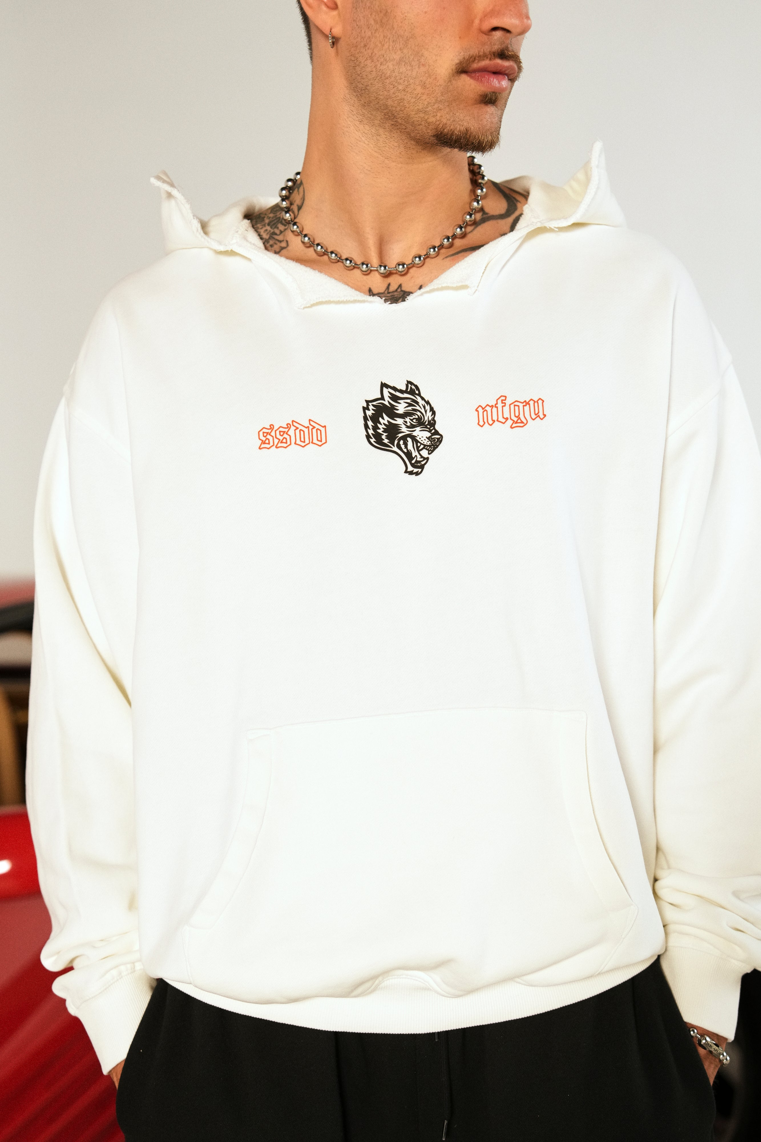 Till Forever "Vintage Dempsey" Hoodie in Cream