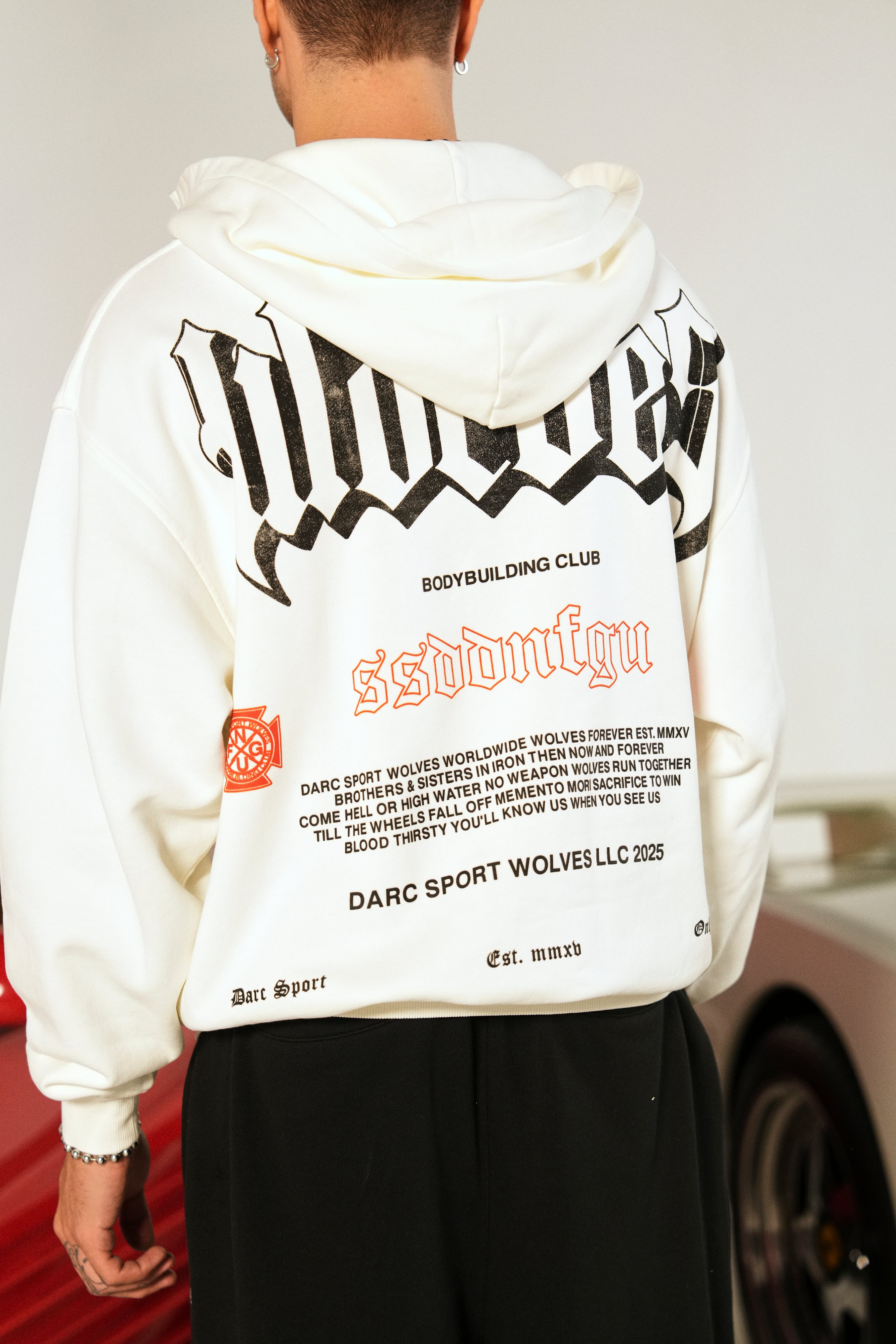 Till Forever "Vintage Dempsey" Hoodie in Cream