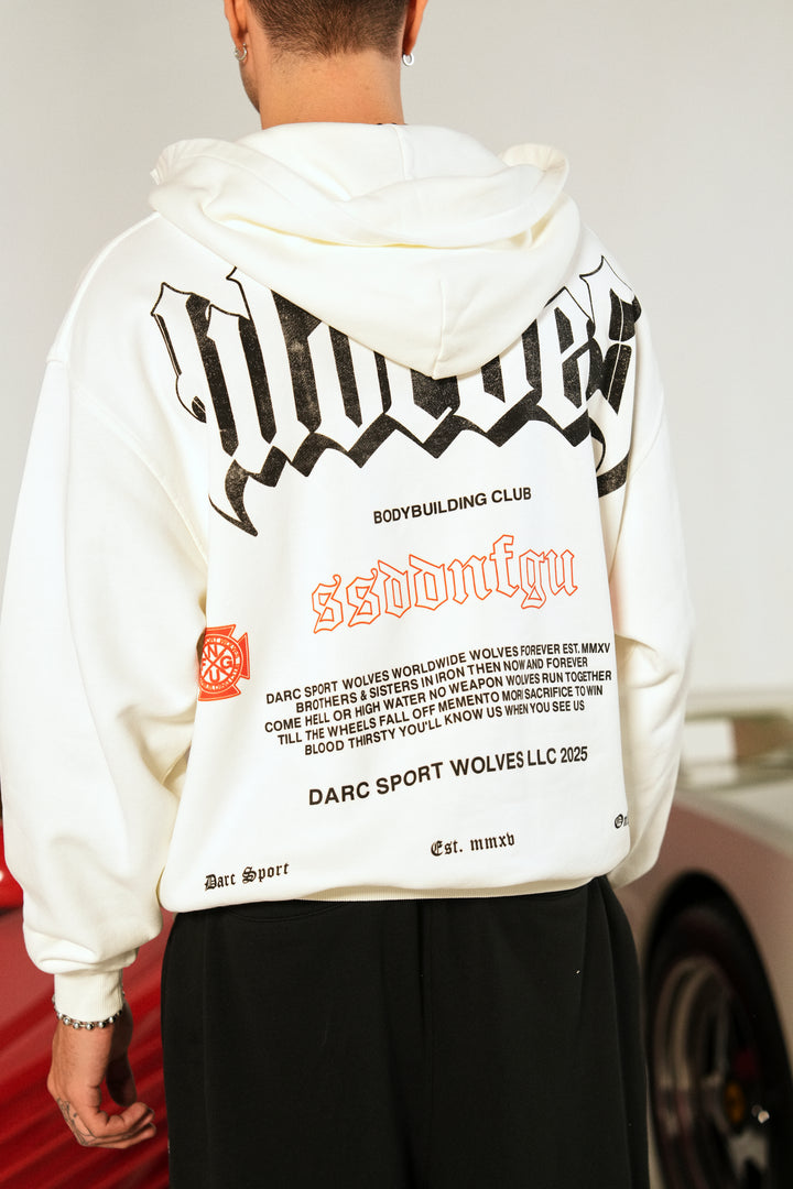 Till Forever "Vintage Dempsey" Hoodie in Cream