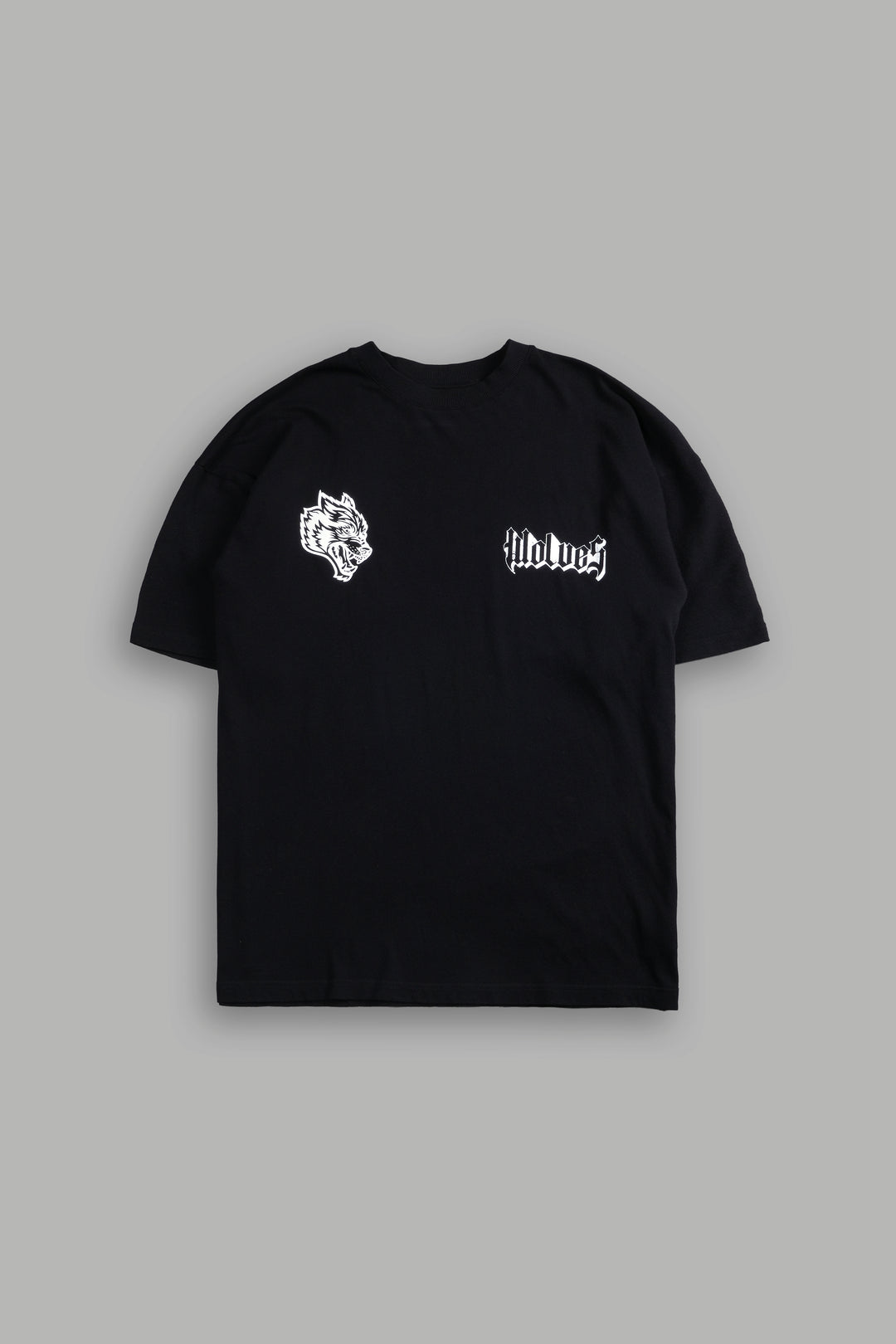 Falling "Premium" Oversized Tee in Black