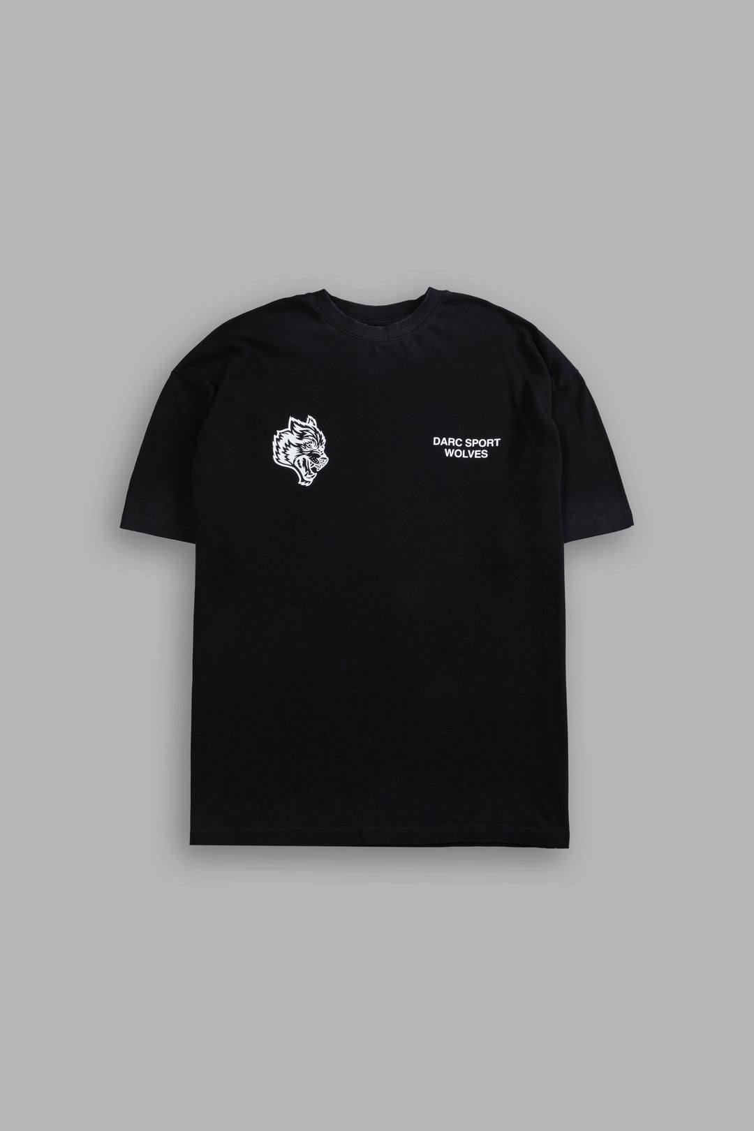 Pegasus Storm "Premium" Oversized Tee in Black Drift Wash