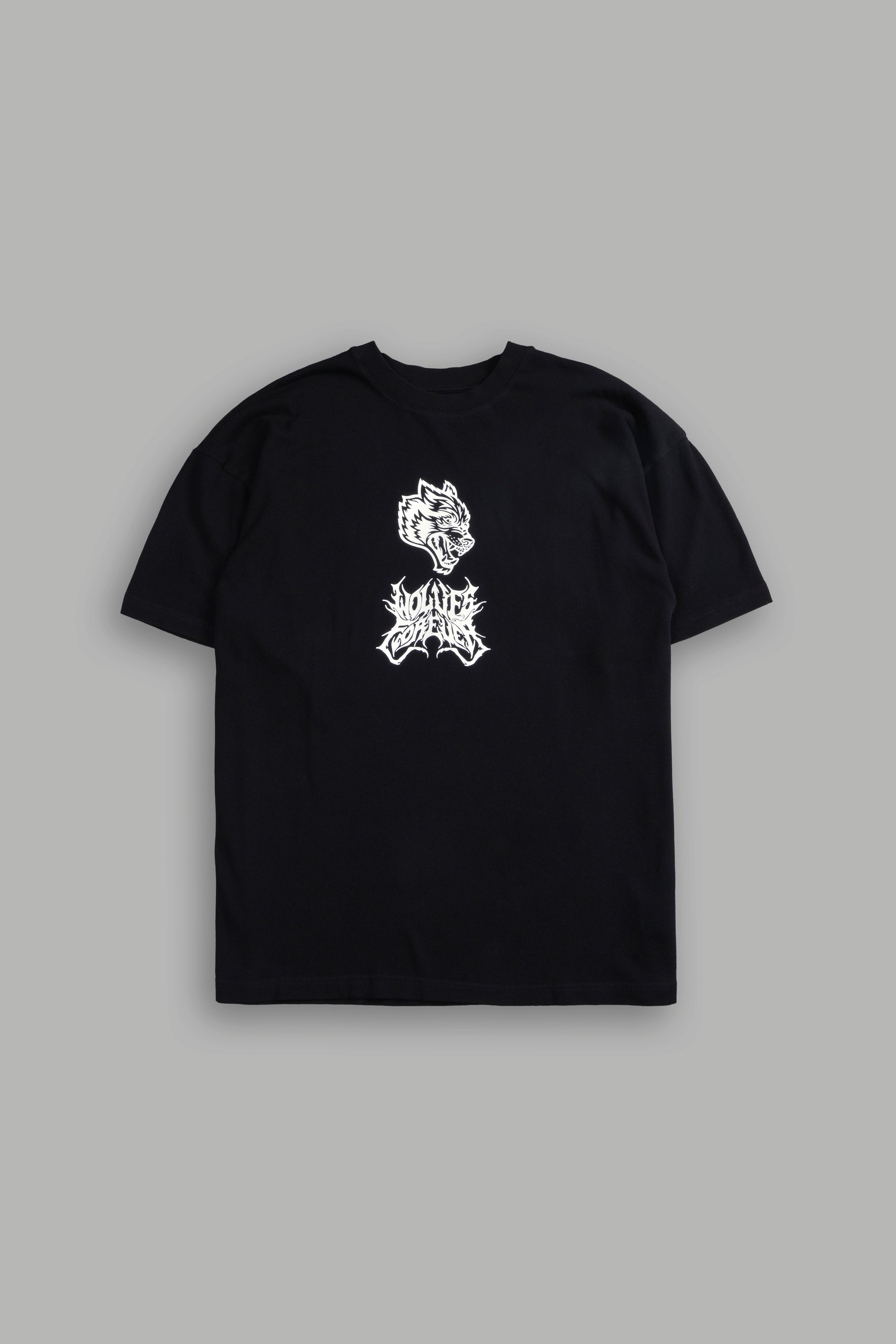 Metal Camo "Premium" Oversized Tee in Black