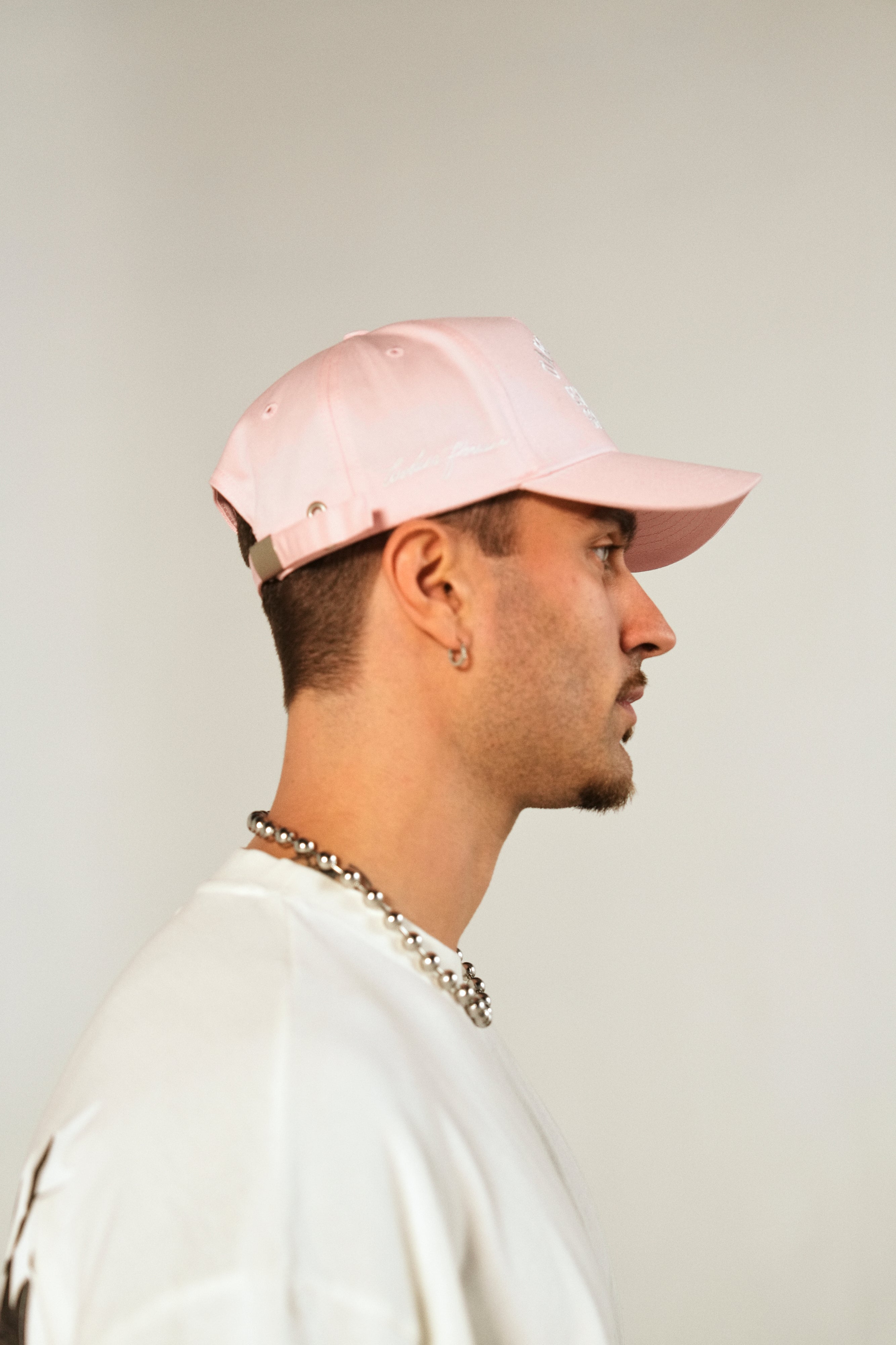Darc Sport Wolves 5 Panel Hat in Cherry Blossom