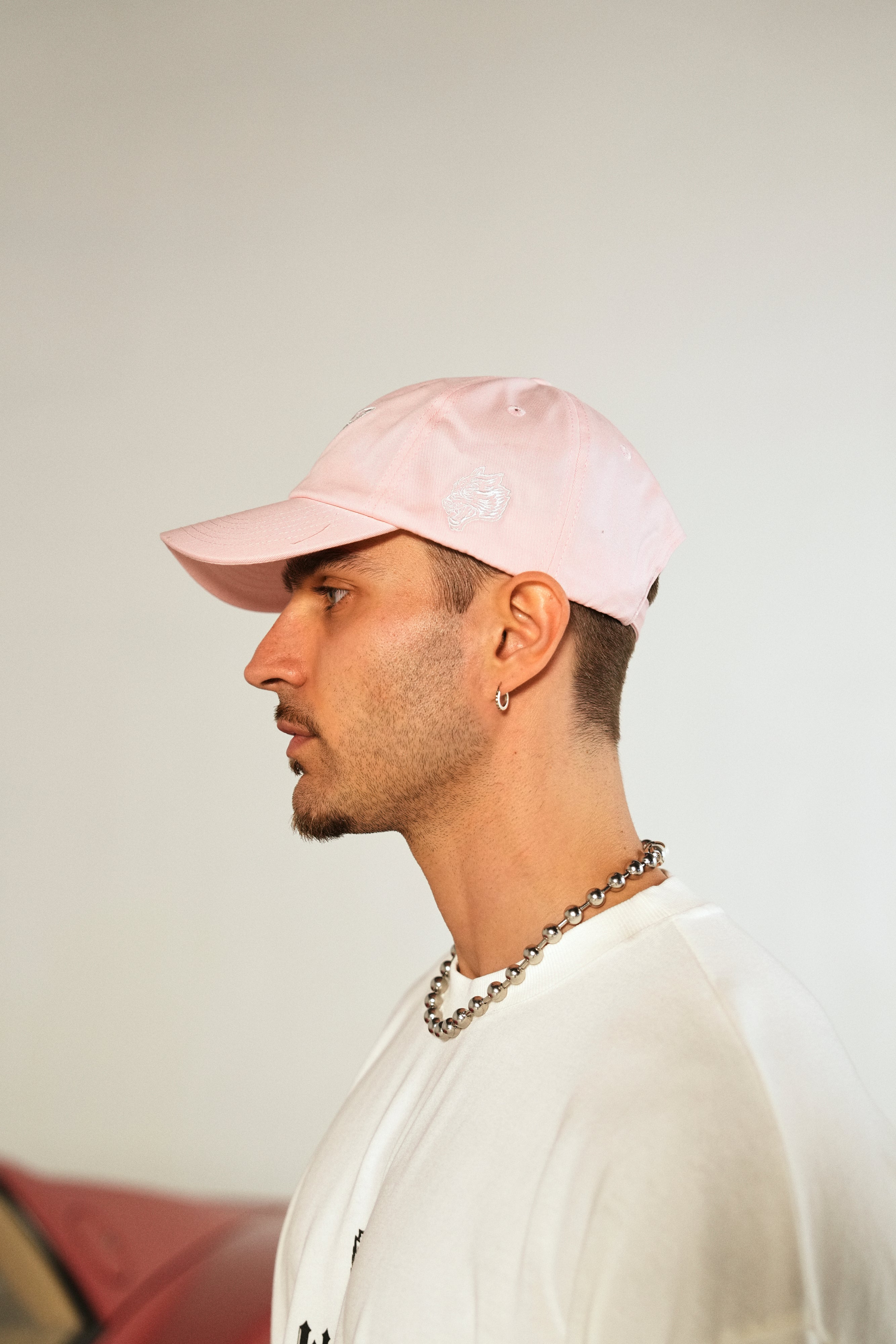 Death Moth Forever Dad Hat V2 in Cherry Blossom