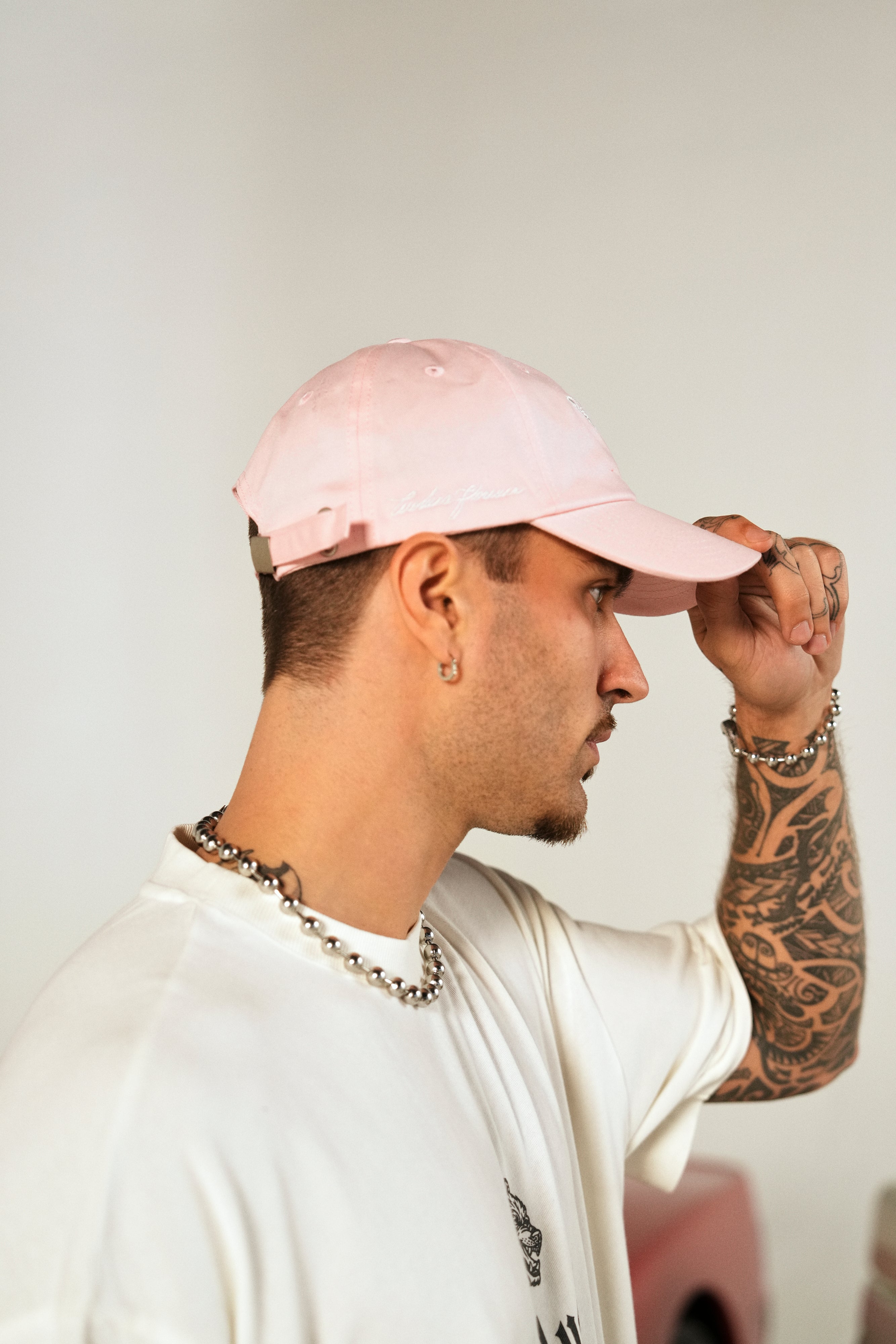 Death Moth Forever Dad Hat V2 in Cherry Blossom