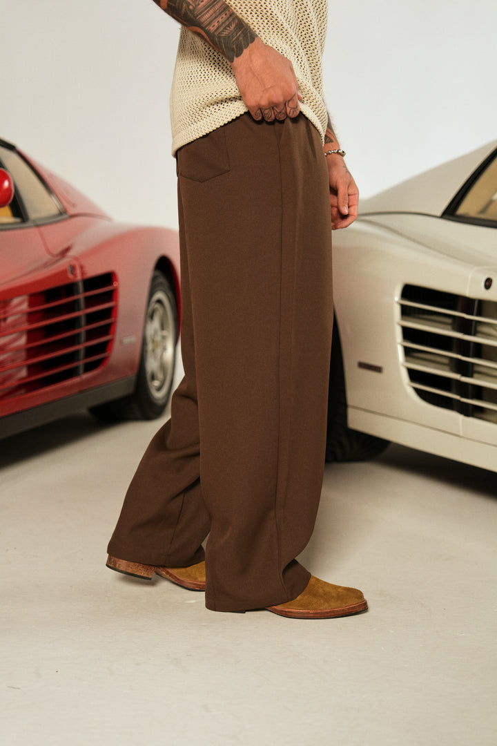 Wolf Chopper Armando Pants in Brown