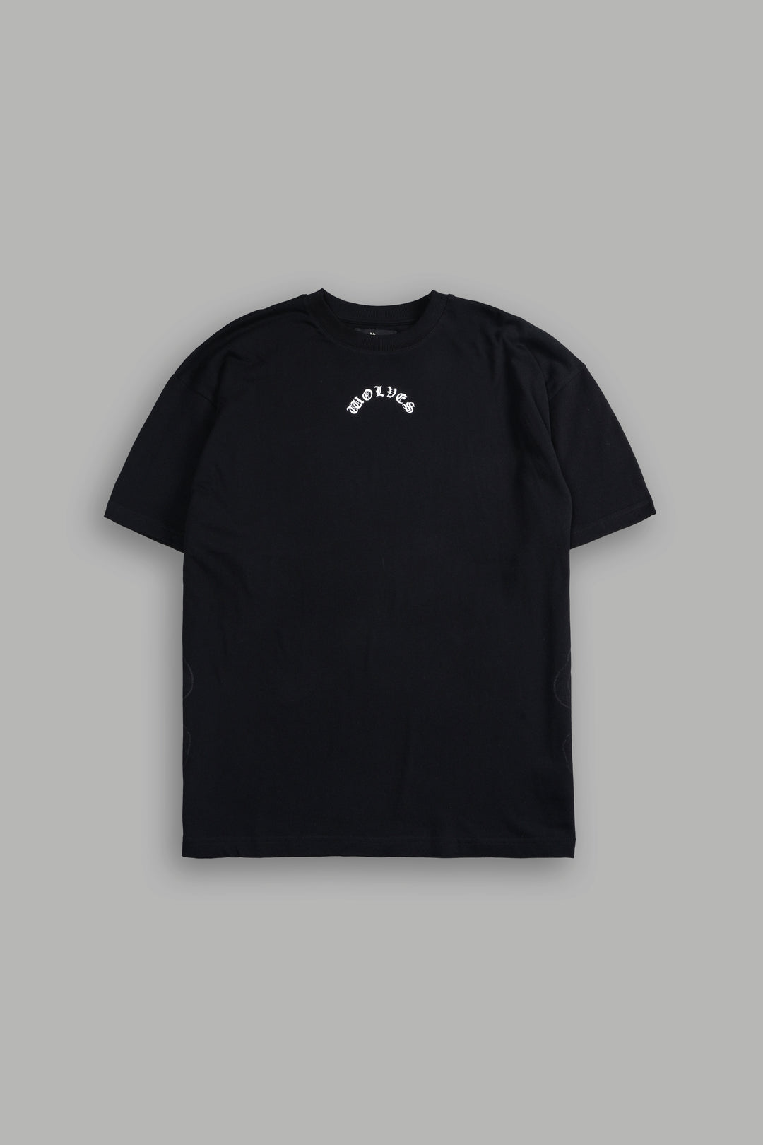 Wolves Never Back Down "Premium" Oversized Tee in Black