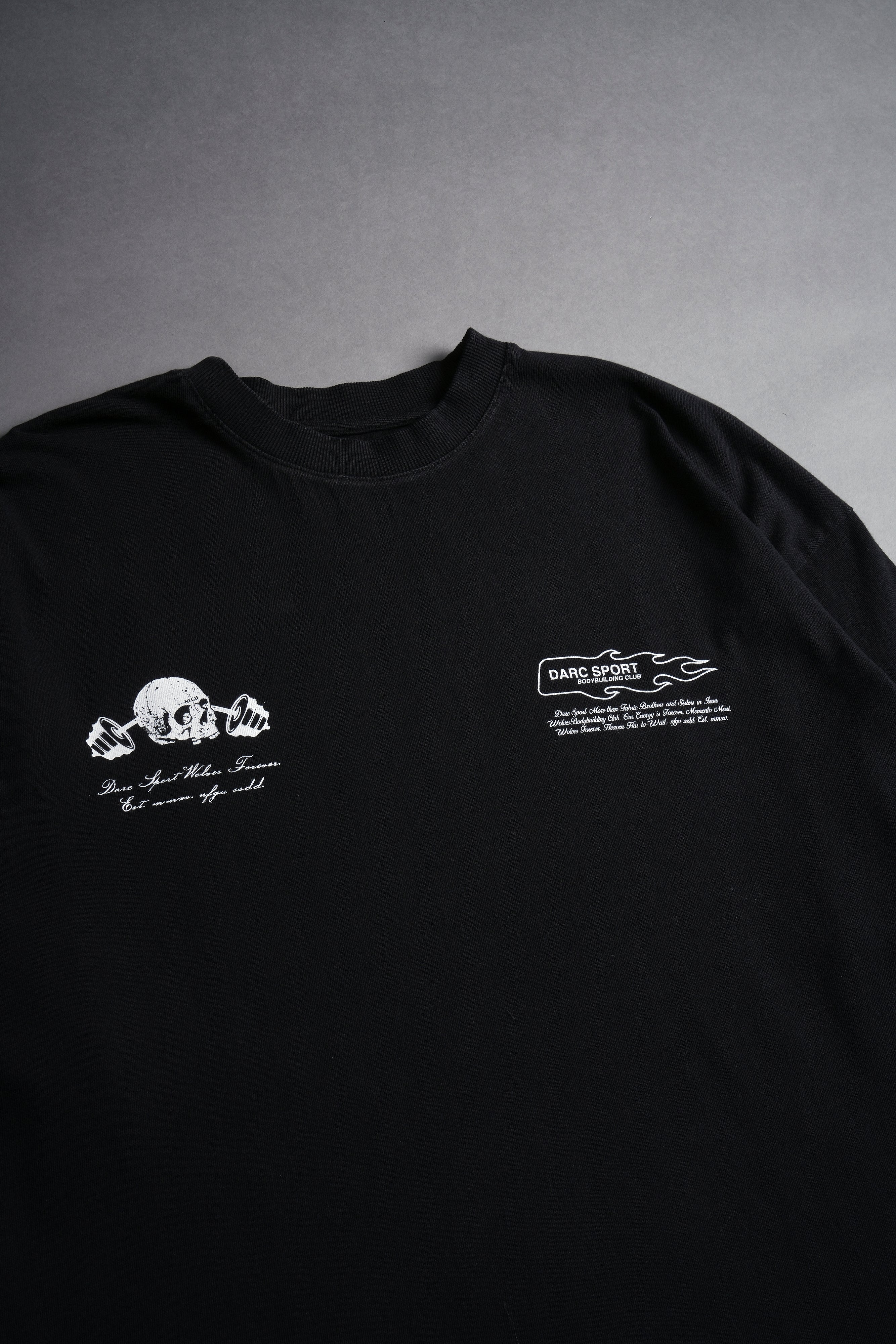 Muerte V2 "Premium" Oversized Tee in Black