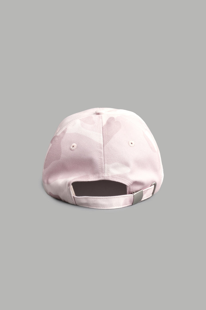 Wolf Head Forever Dad Hat V2 in Blush Vintage Woodland Camo