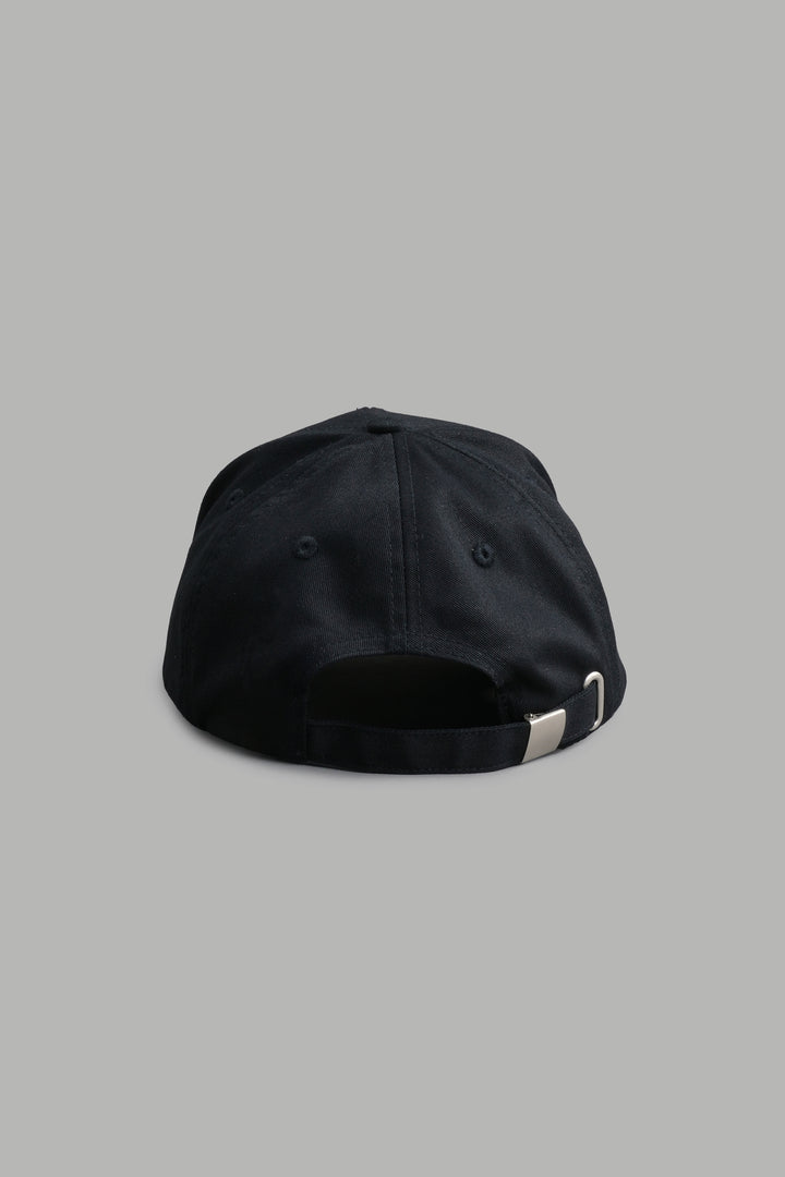Finite Metal 5 Panel Hat in Black