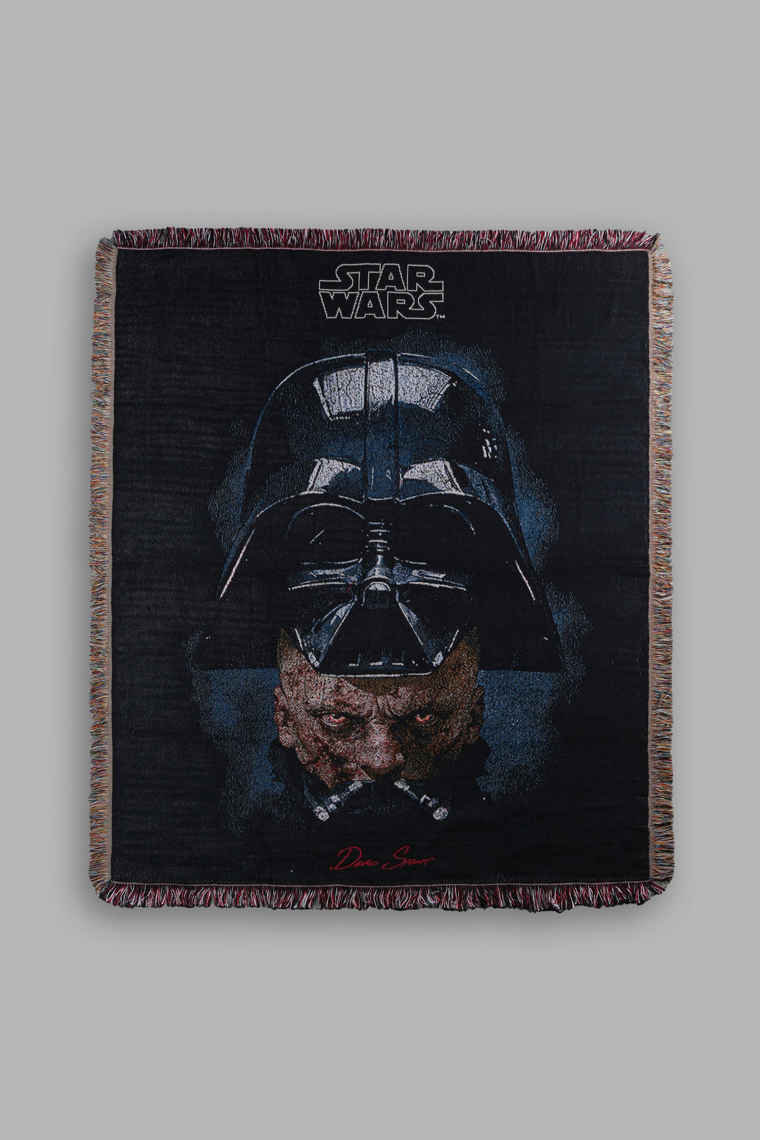 Ashes Of The Dark Tapestry Blanket in Black