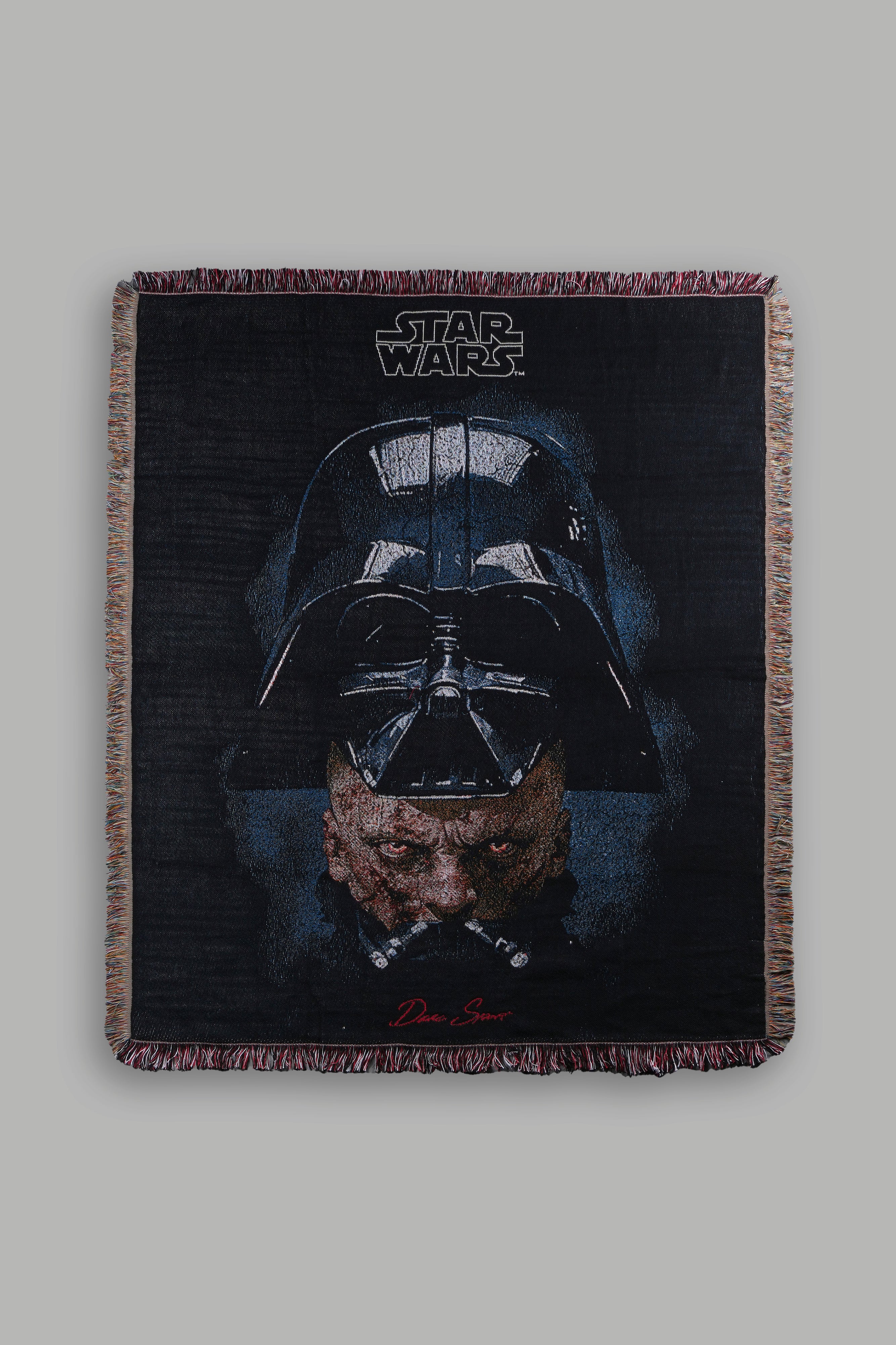 Ashes Of The Dark Tapestry Blanket in Black