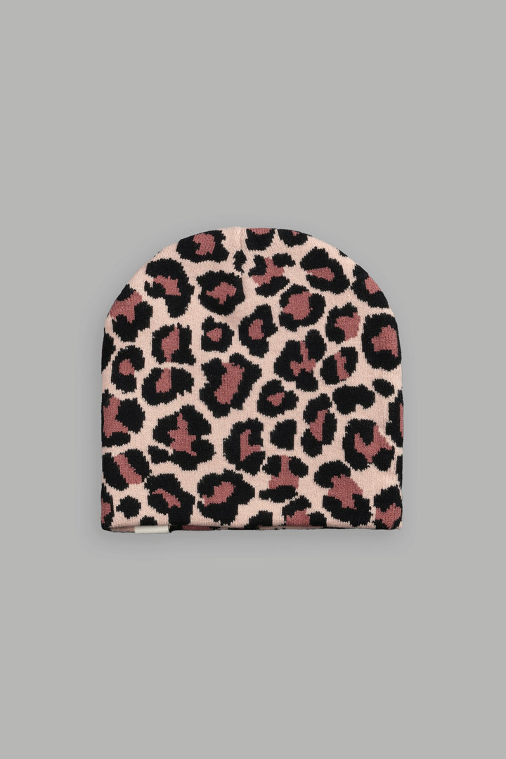 Wolf Patch V2 Cap Beanie in Clay Leopard