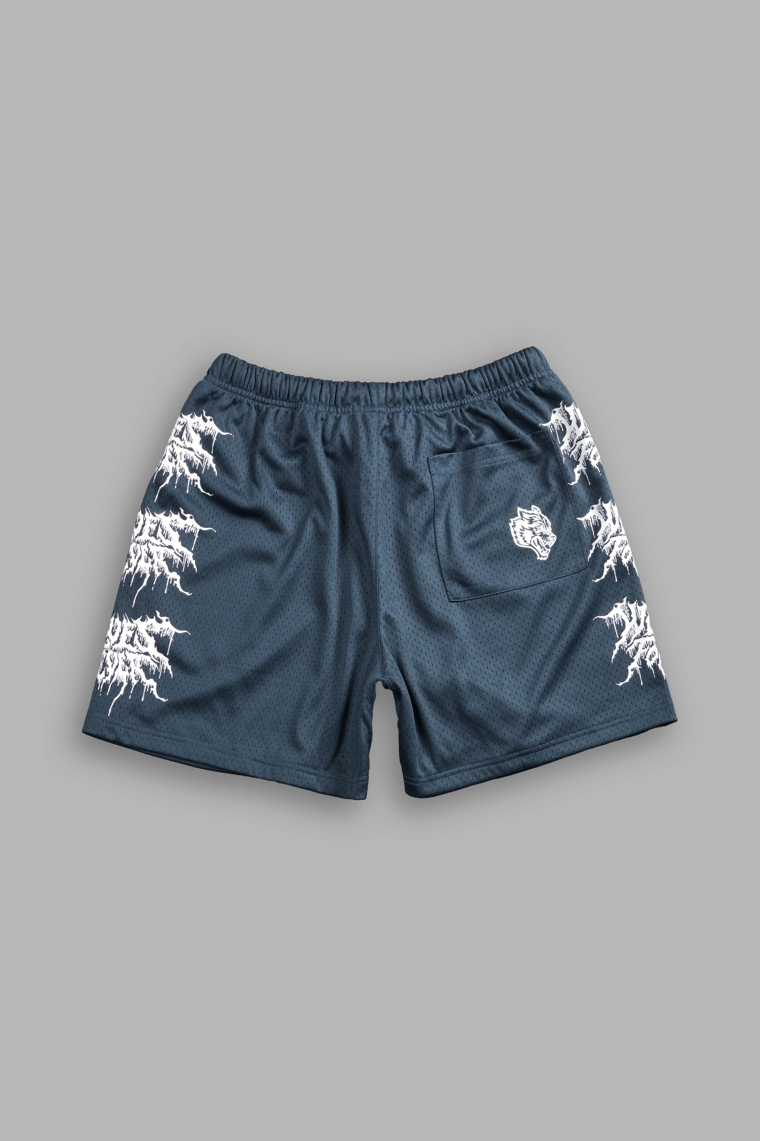 Shadow Mesh Shorts in Darc Blue