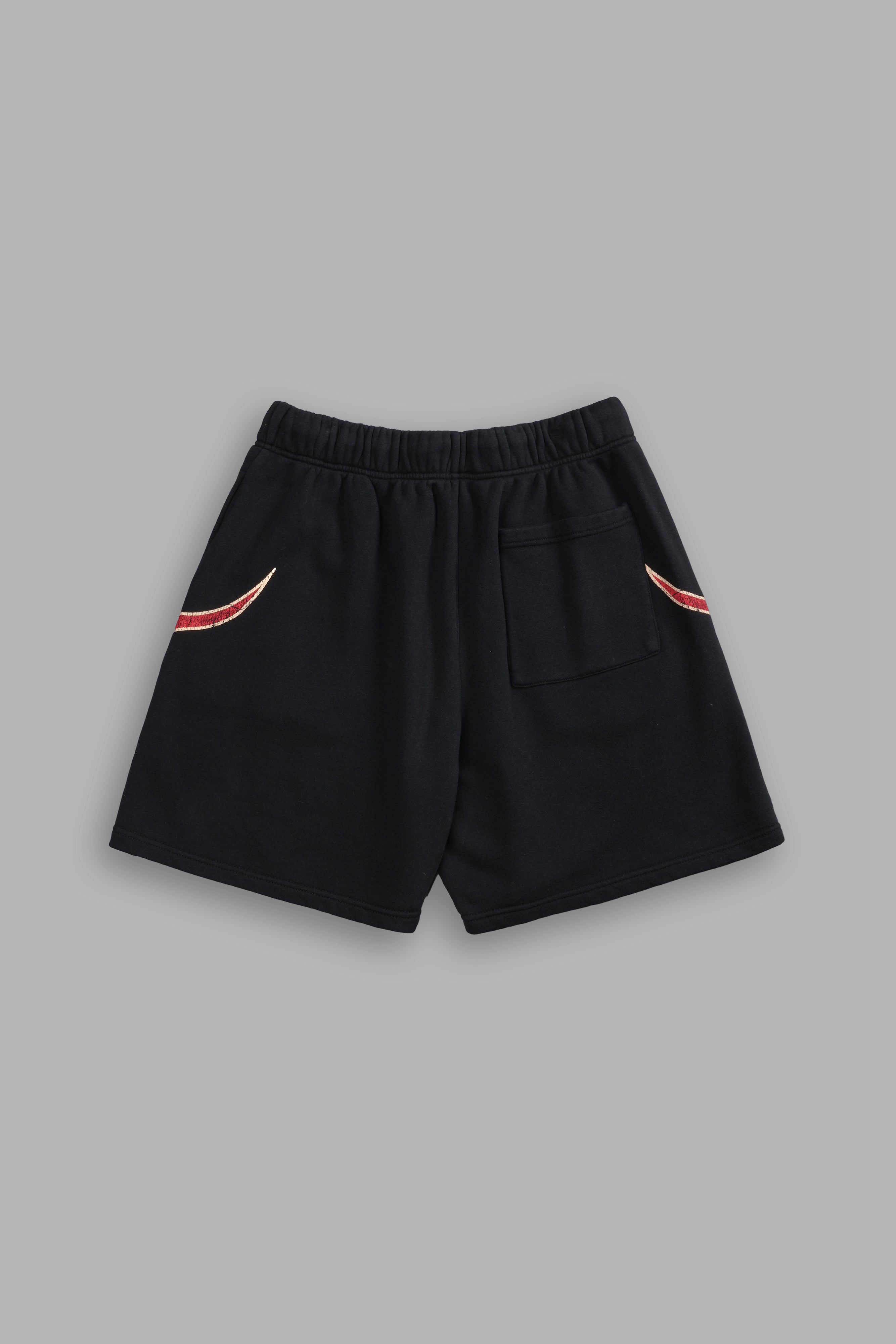 Mempo Oversized Post Lounge Sweat Shorts in Black