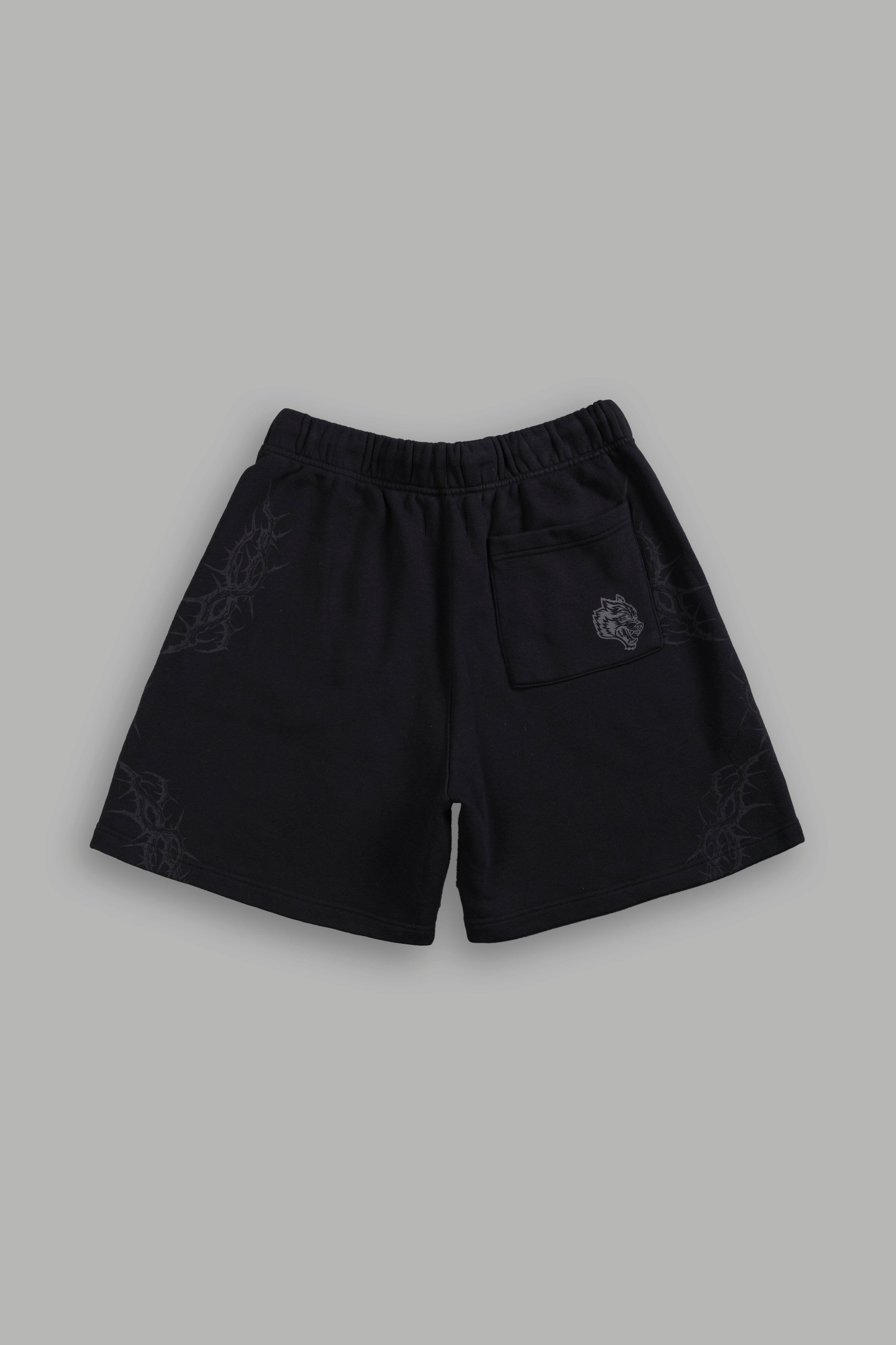 Thorns Post Lounge Sweat Shorts in Black