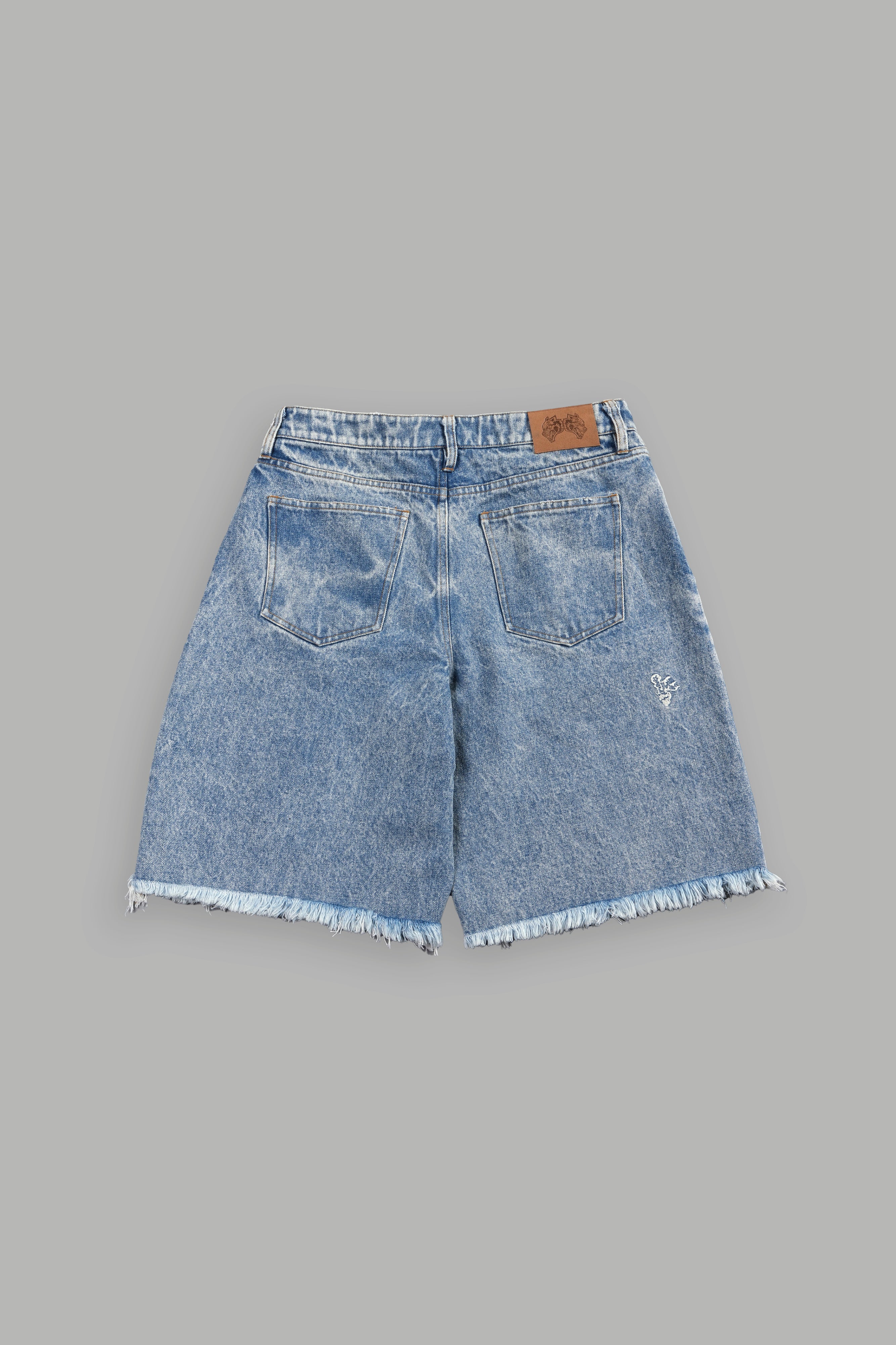 Sashiko Webs Ash Denim Jean Short in Light Wash – DarcSport