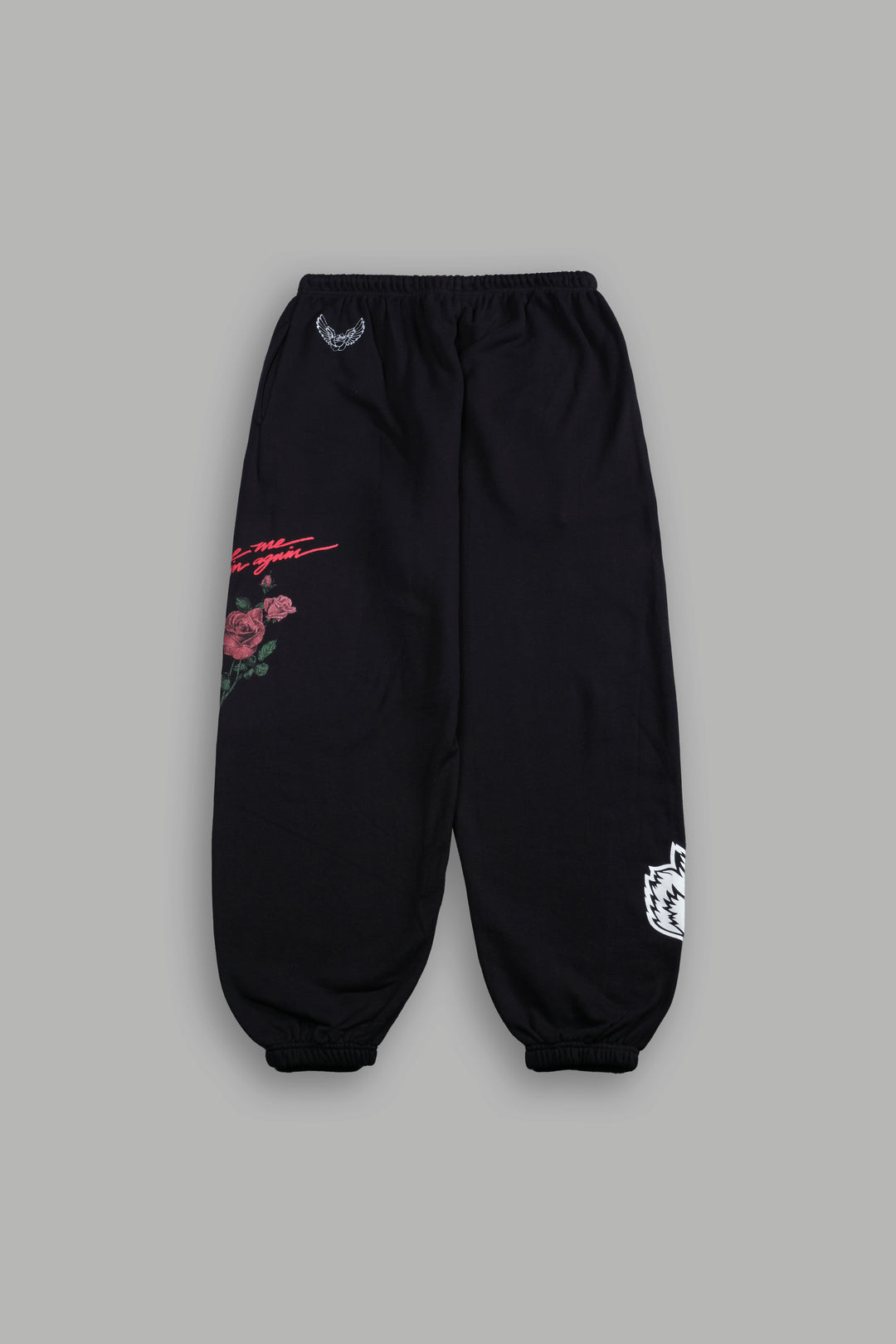 Sin Again Unisex Lightweight Lounger Sweat Pants in Black