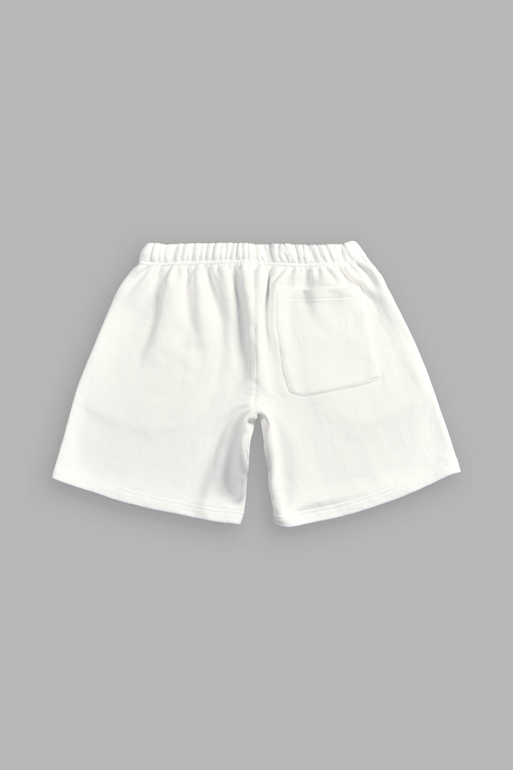 Hollow Virtue Post Lounge Sweat Shorts in Cream